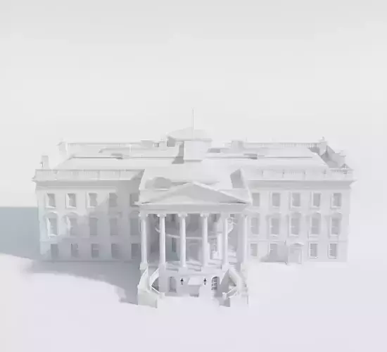 The White House Complex 3D model