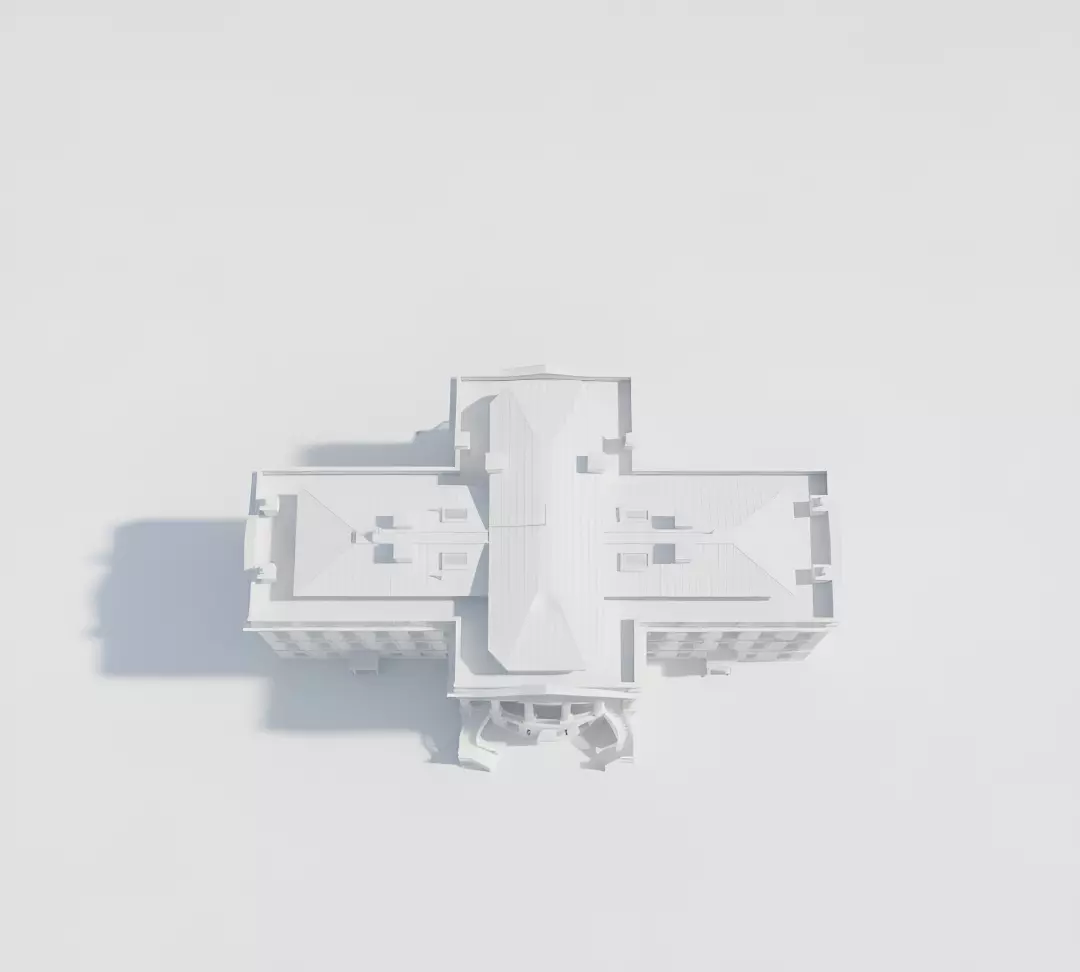 The White House Complex 3D model 3D model_1