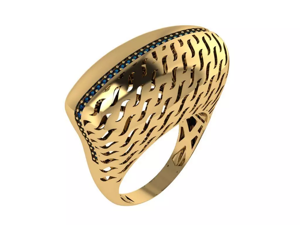 Ready Women Ring STL 3D Models  3D print model_0