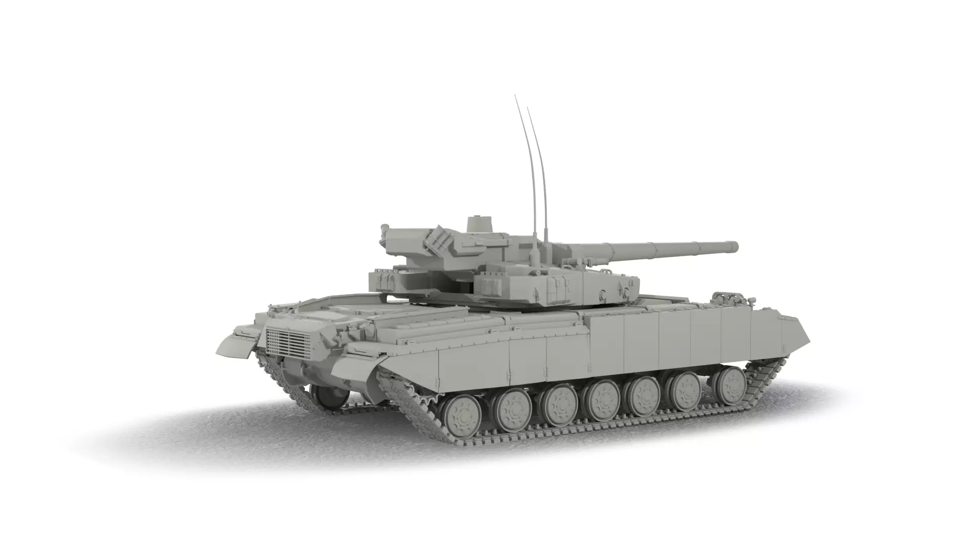 Object 490A Rebel 3D print model_3