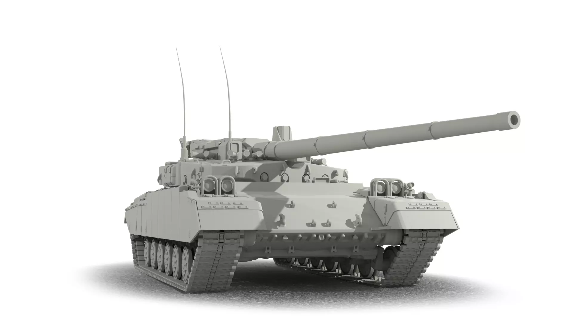 Object 490A Rebel 3D print model_4