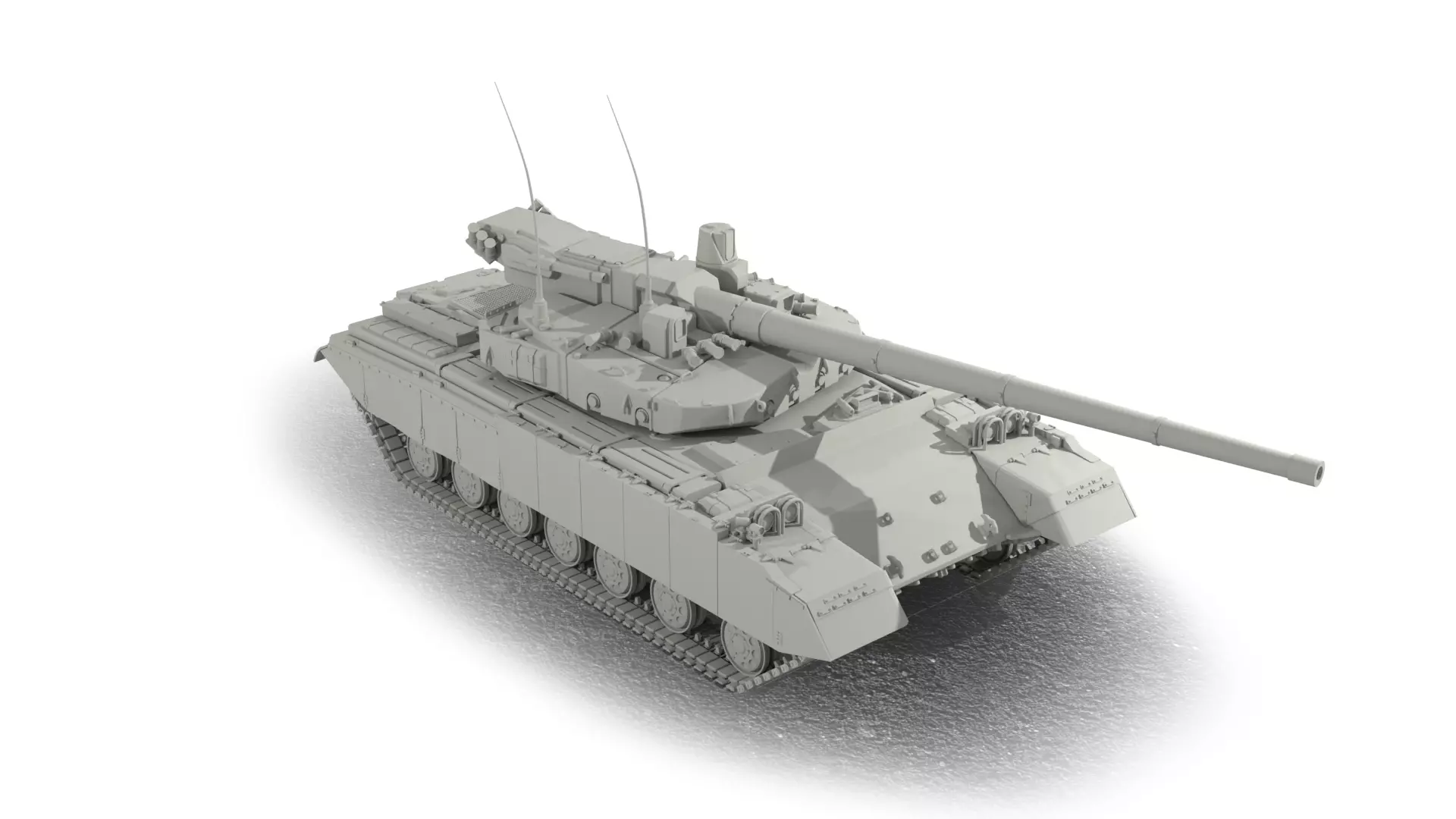 Object 490A Rebel 3D print model_1