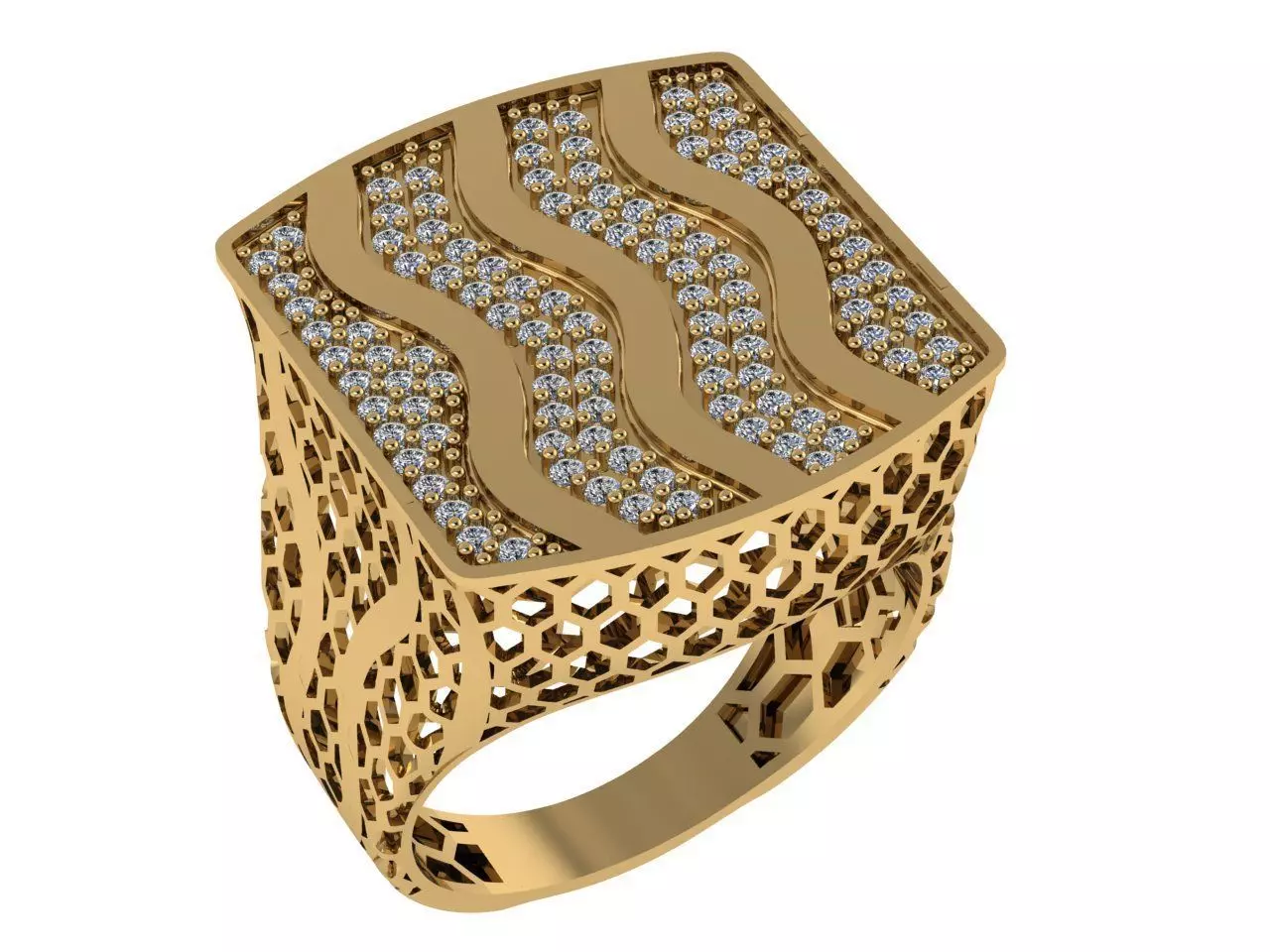 Ready Women Ring STL 3D Models 3D print model_0