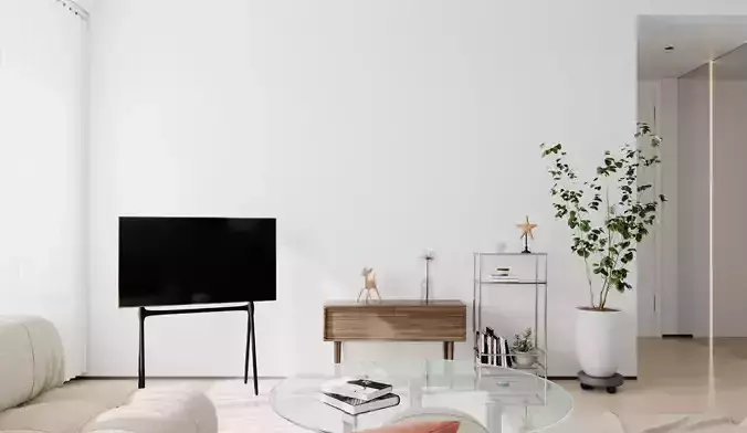 Modern living room dining room interior scenes 551