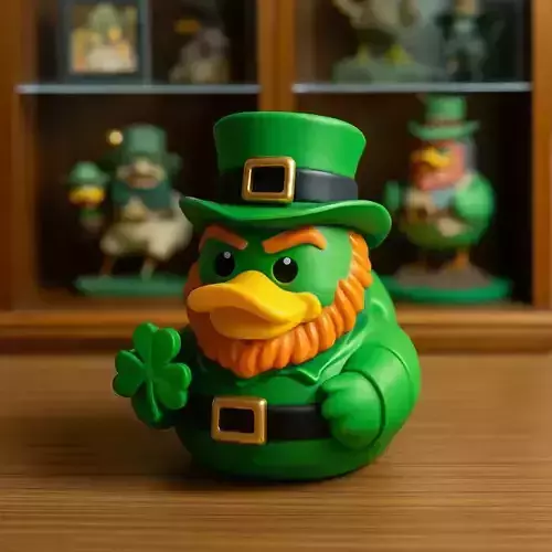 Rubber Duck - Badeente Leprechaun - 3D print