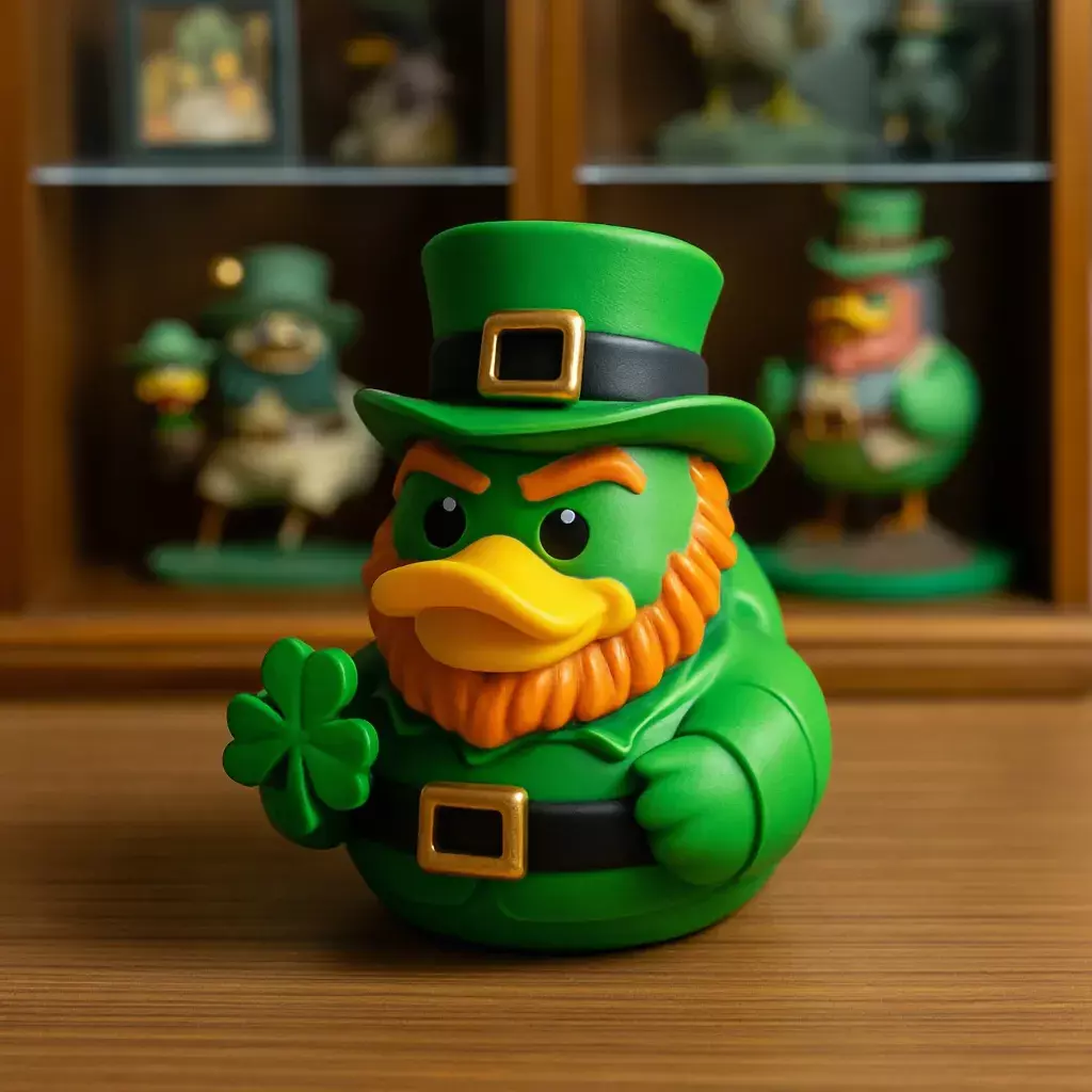 Rubber Duck - Badeente Leprechaun - 3D print 3D print model