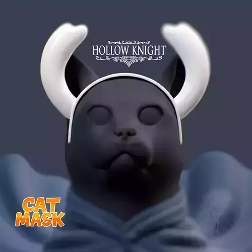 Hollow Knight Horns Headband for Cats and Dogs Cosplay 3D print model