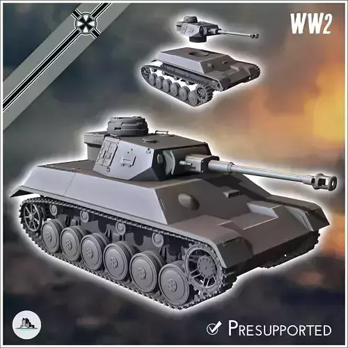 Panzer III-IV Einheitsfahrgestell 3 prototype - Germany Eastern 