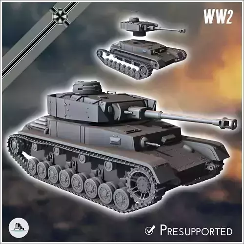 Panzer IV Ausf G with hydrostatic transmission prototype - Germa