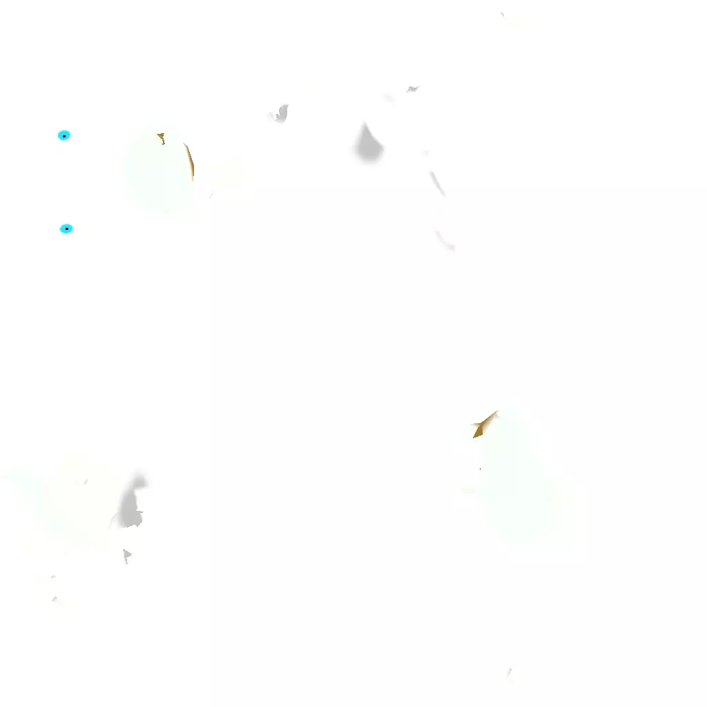 Cute Ghost Low-poly 3D model_3