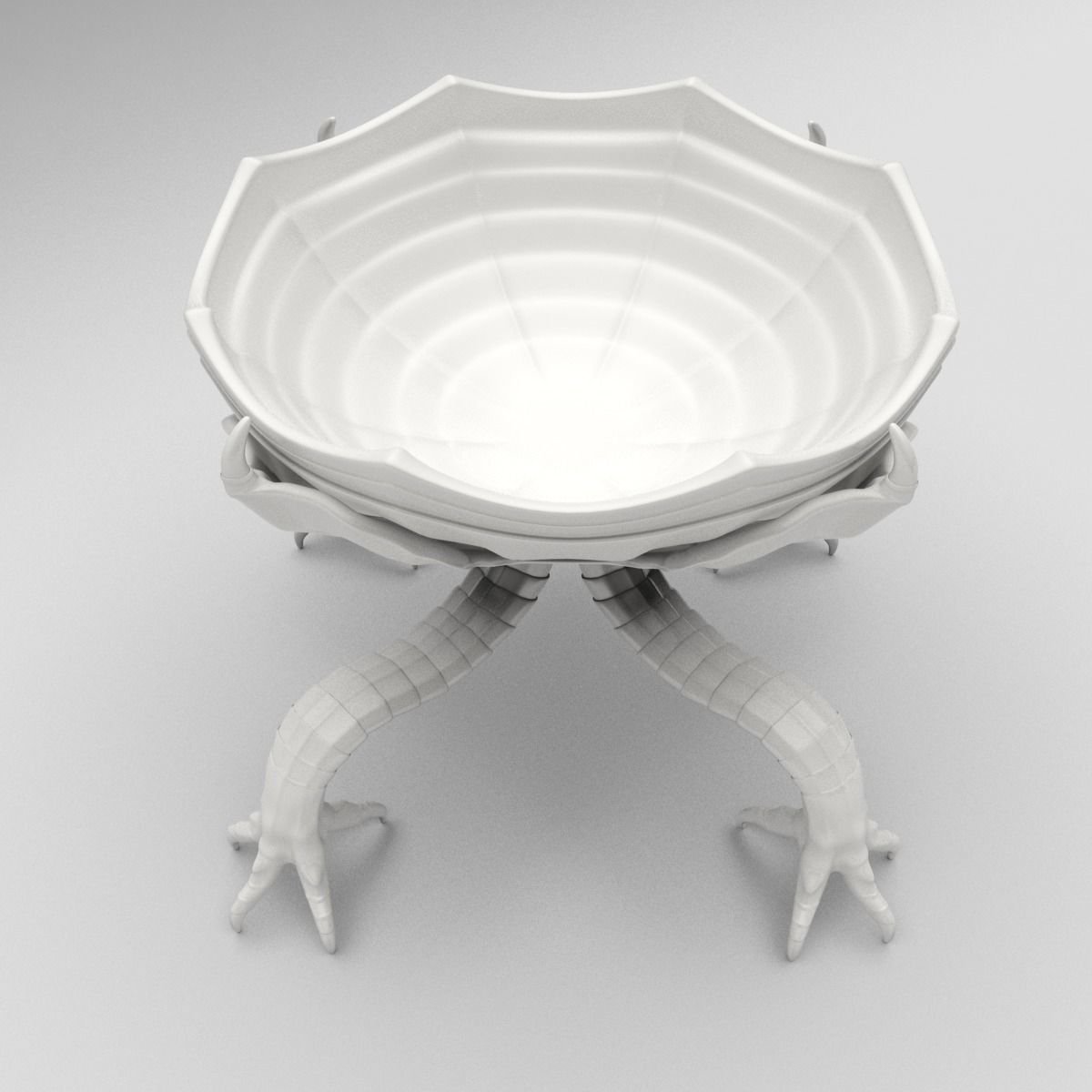 Alien Creature Bowl Free 3D print model_0