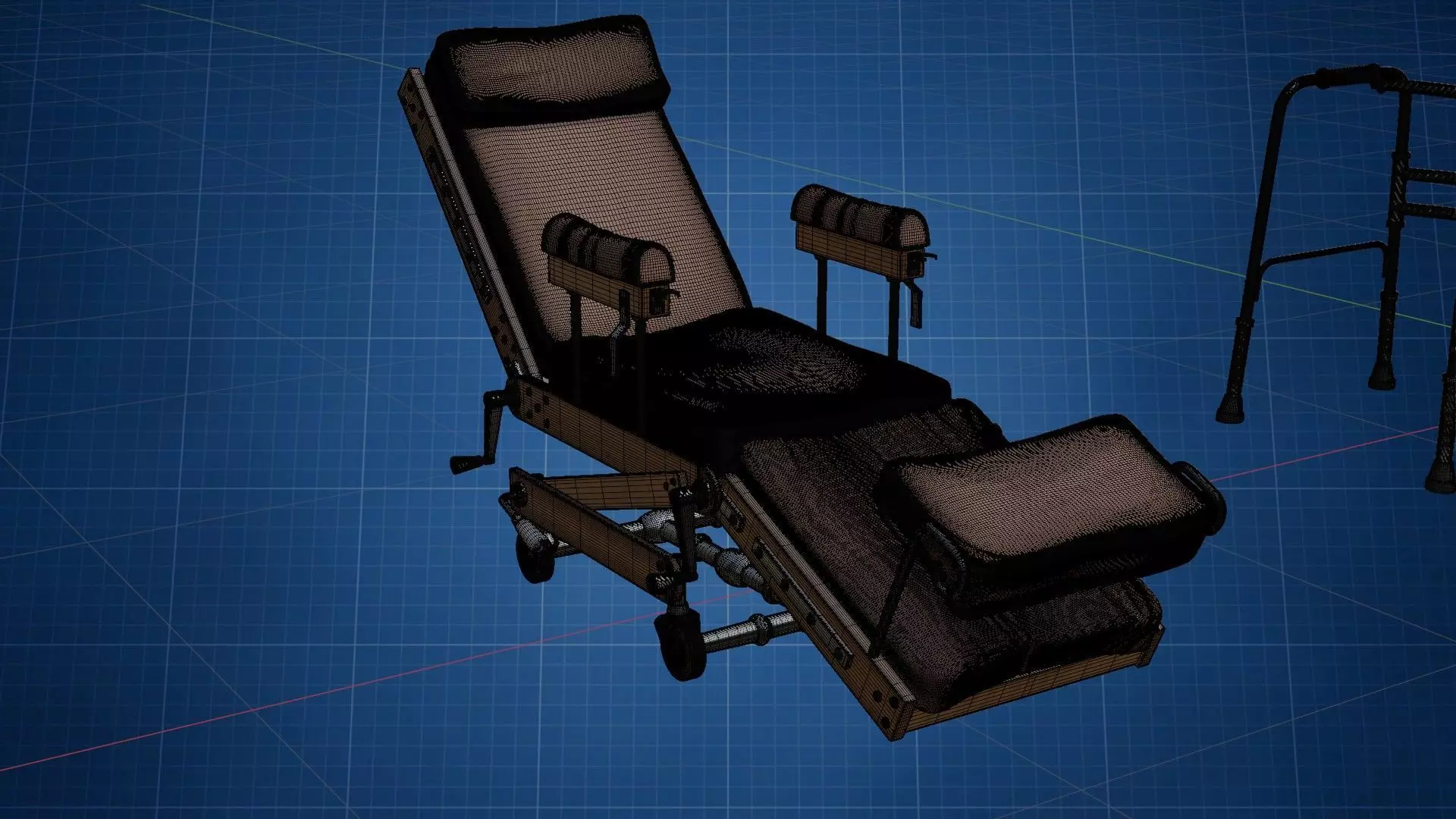 Helper Chair HP 3D model_3