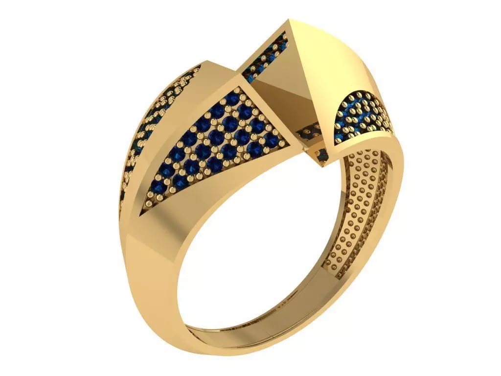 Ready Women Ring STL 3D Models  3D print model_0