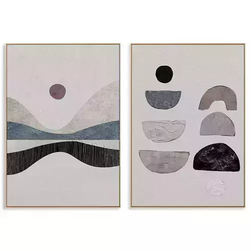 Abstract Painting Frame set
