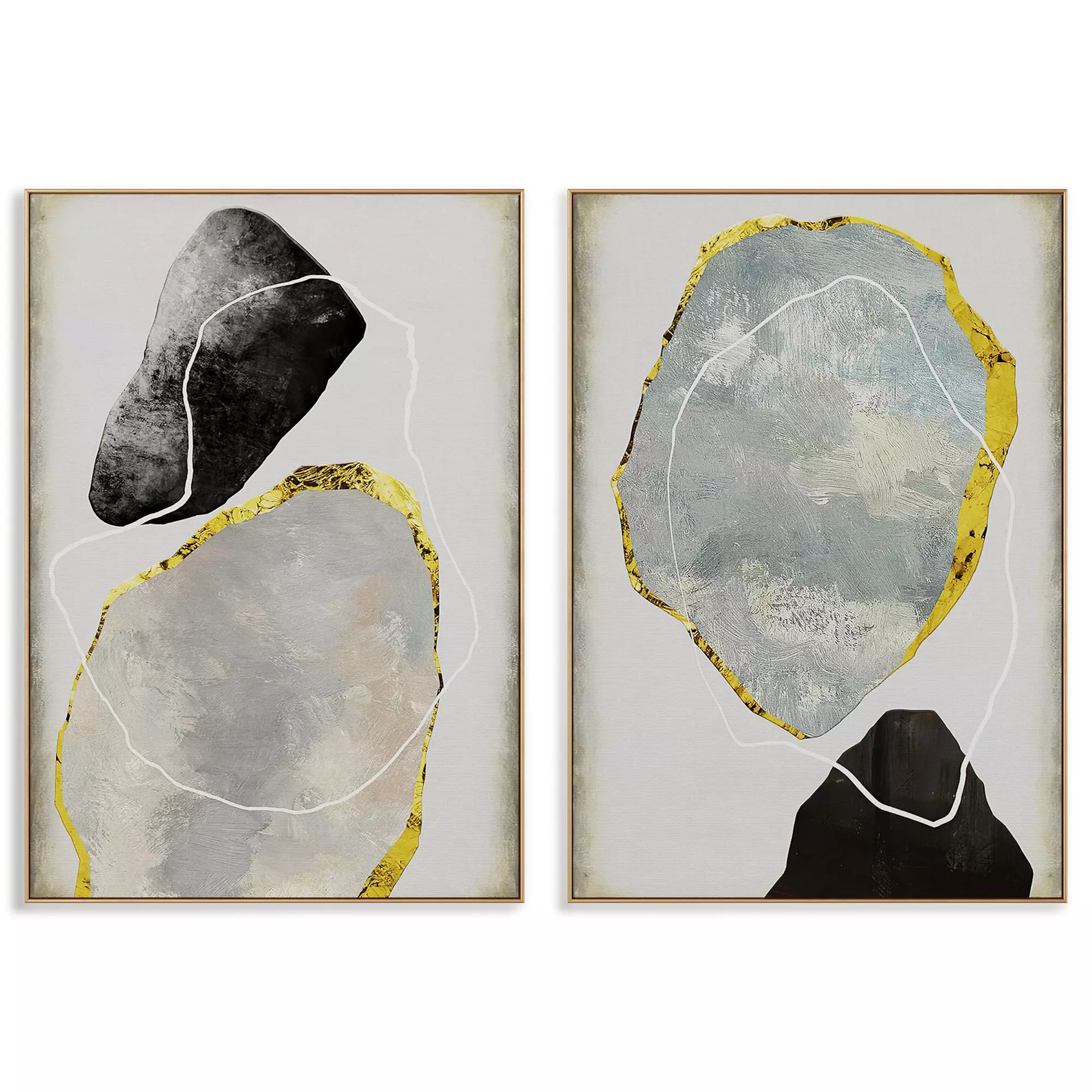 Abstract Painting Frame set 3D model_0