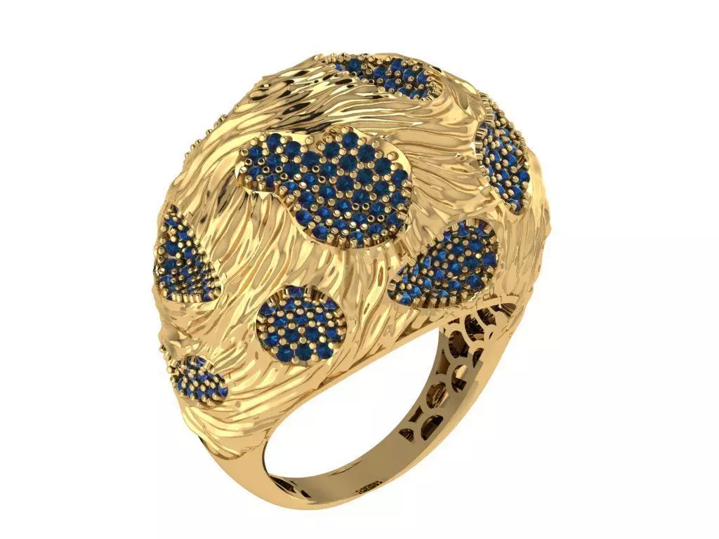 Ready Women Ring STL 3D Models  3D print model_0