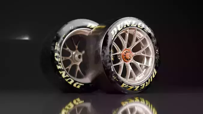 Raceing Tire - Wheels - Raceing Tire Porsche Dunlop