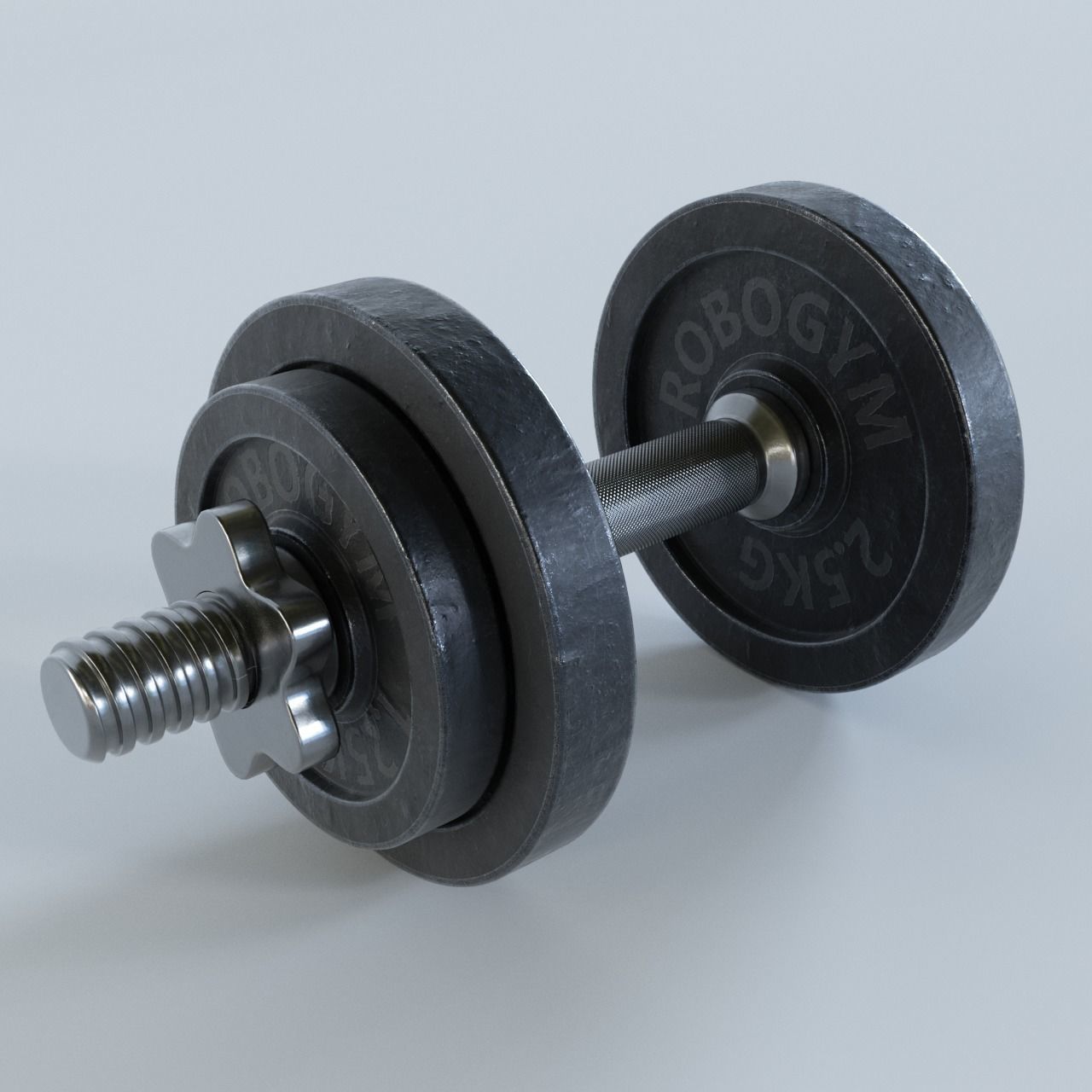 Dumbbell pair of dumbbells 3D model