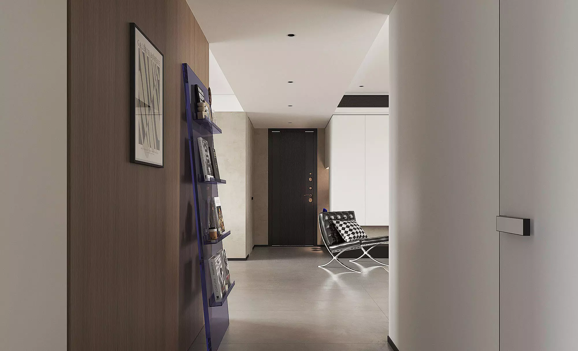 Modern living room dining room interior scenes 564 3D model_3