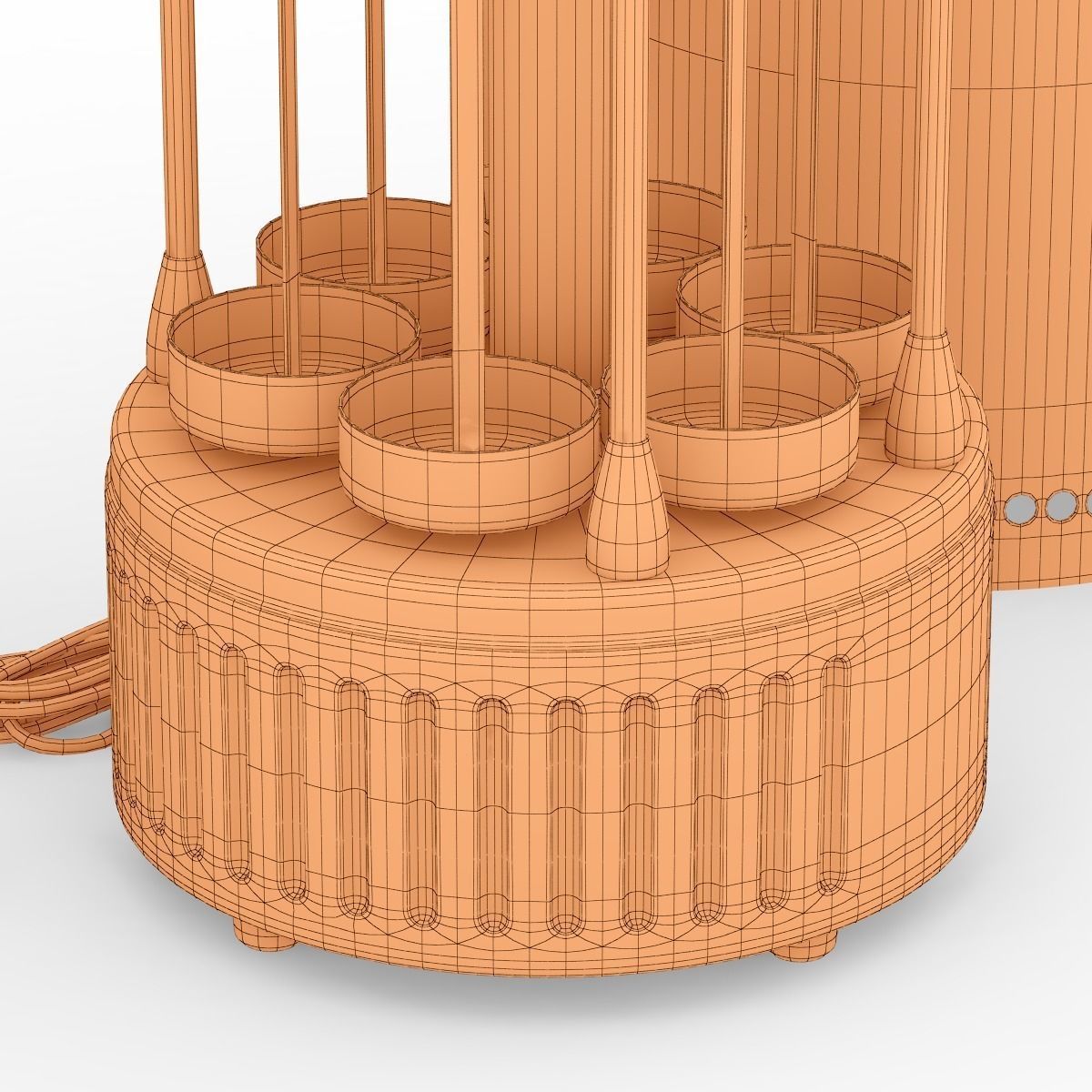 Oven for barbecue 3D model_4