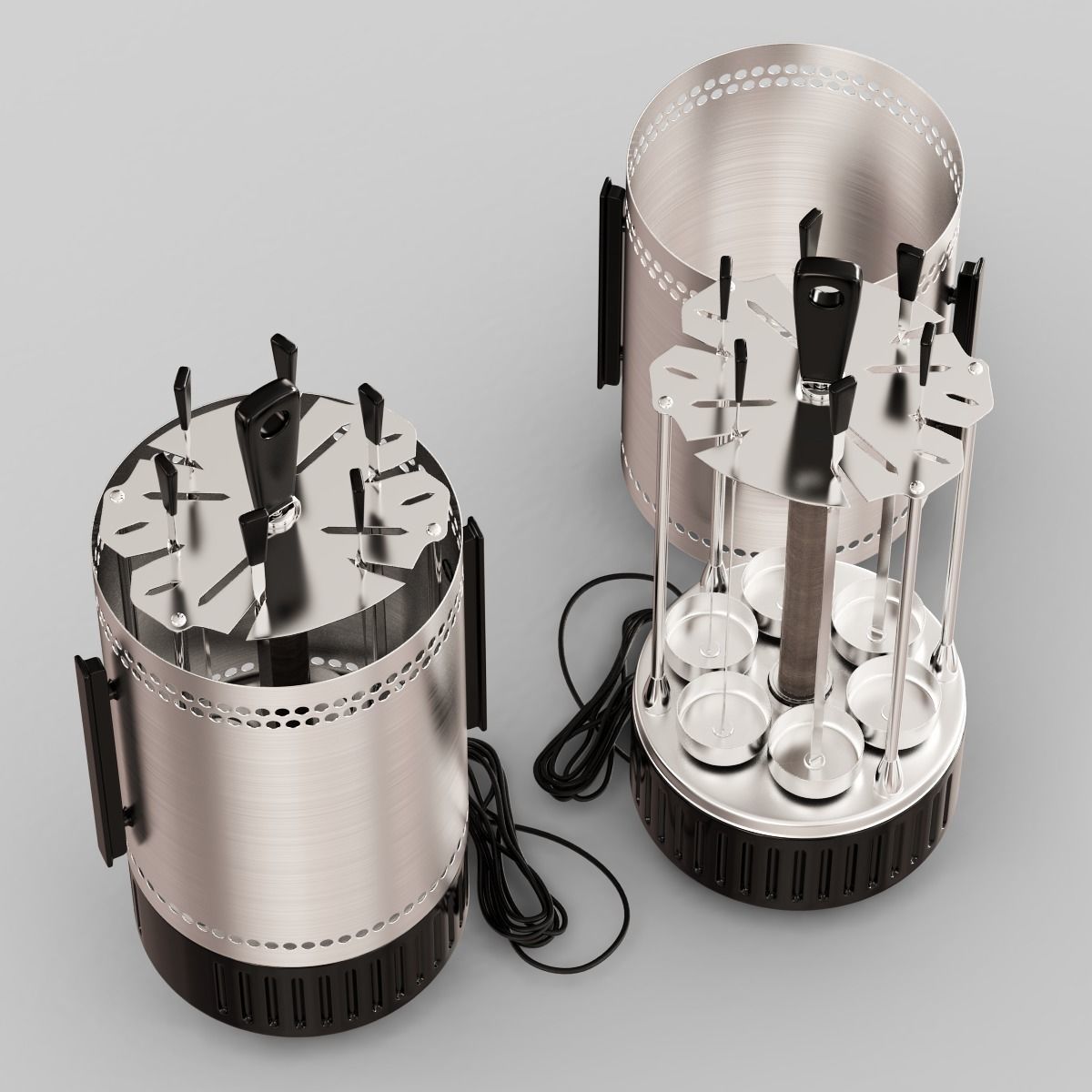 Oven for barbecue 3D model_1