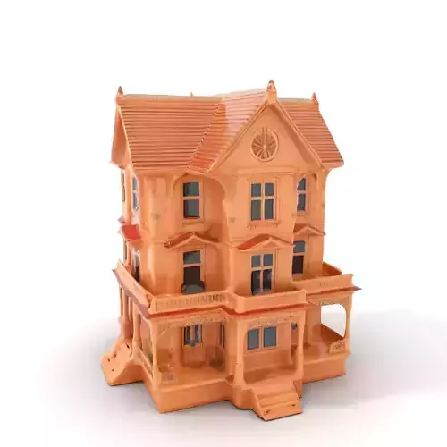 Victorian Peach House model pack