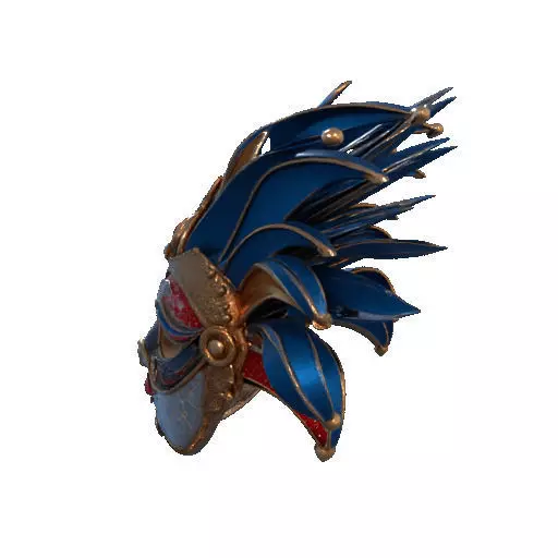 2475Venetian Carnival Mask Color 3D Model magic 3D print model_29