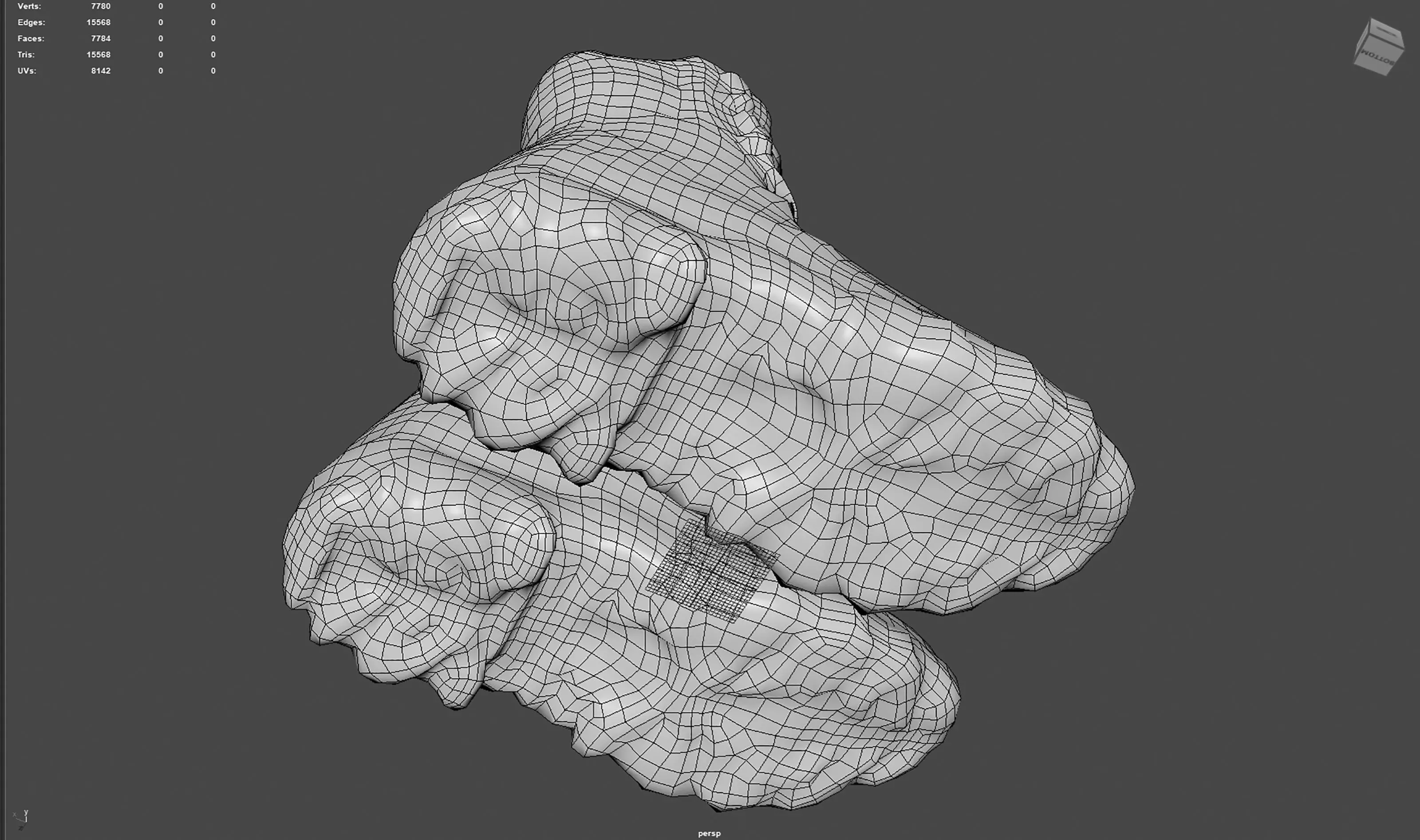 Tactical Desert Combat Boot Low-poly 3D model_17