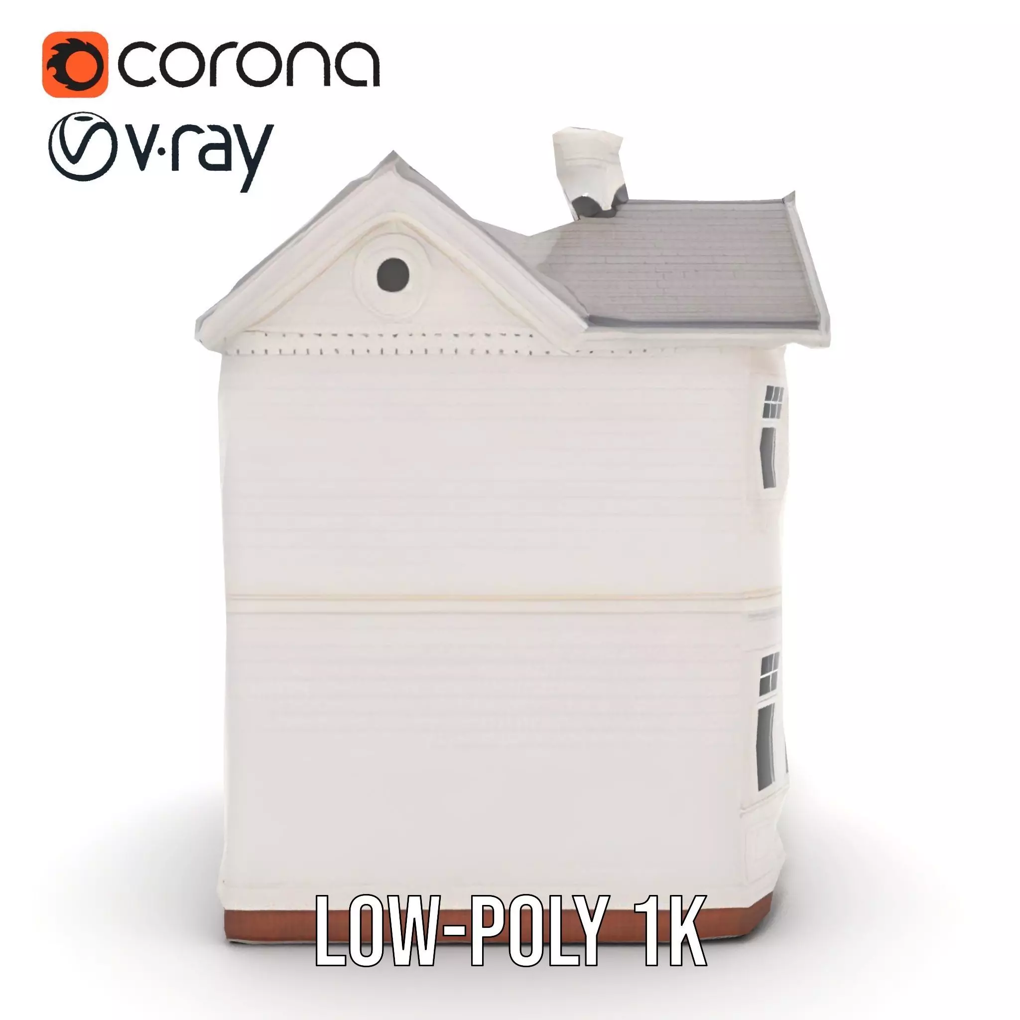 Victorian Ivory House model pack Low-poly 3D model_8