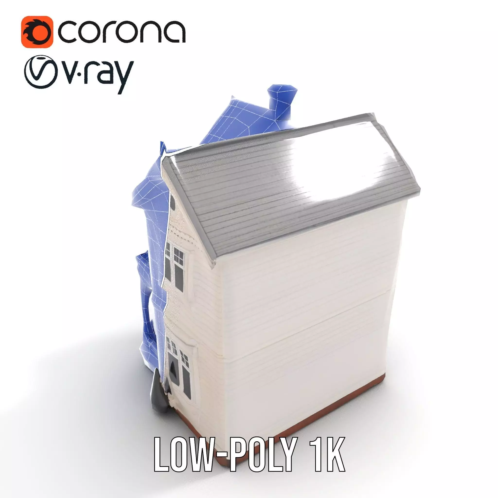 Victorian Ivory House model pack Low-poly 3D model_18