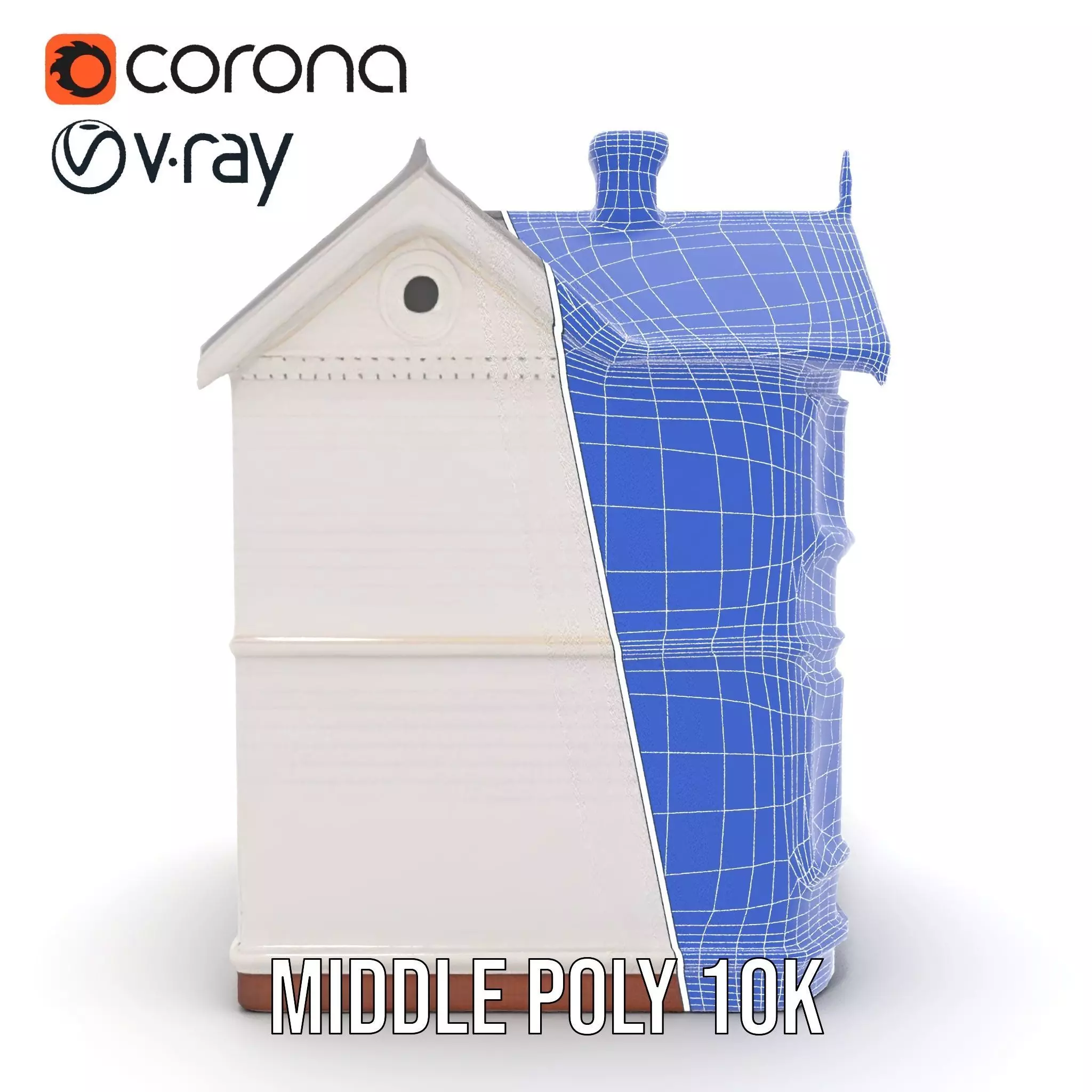 Victorian Ivory House model pack Low-poly 3D model_27