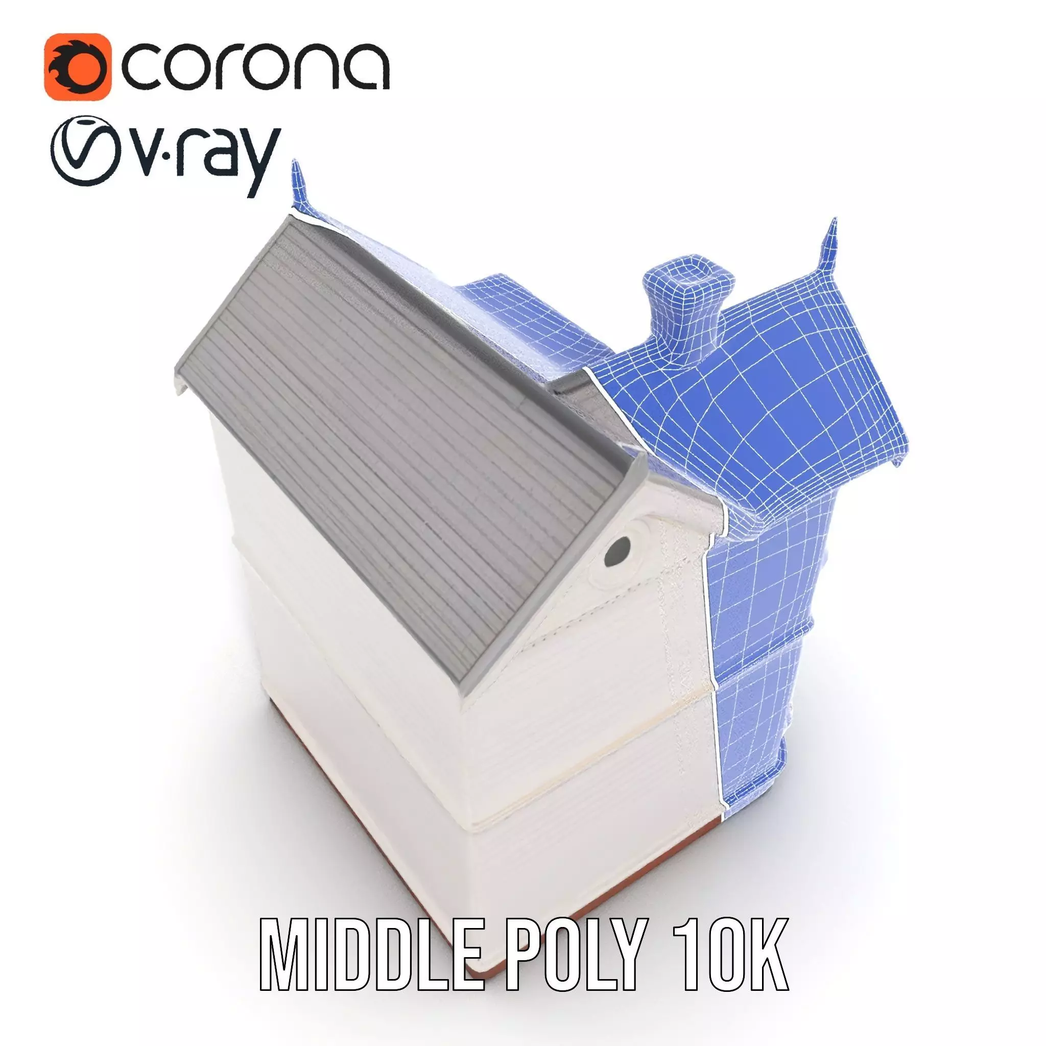 Victorian Ivory House model pack Low-poly 3D model_17