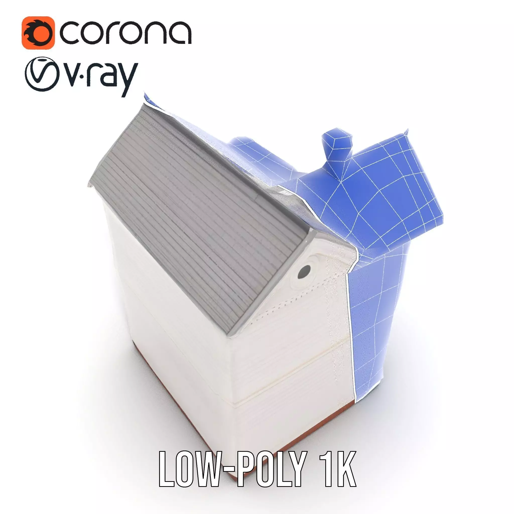 Victorian Ivory House model pack Low-poly 3D model_25