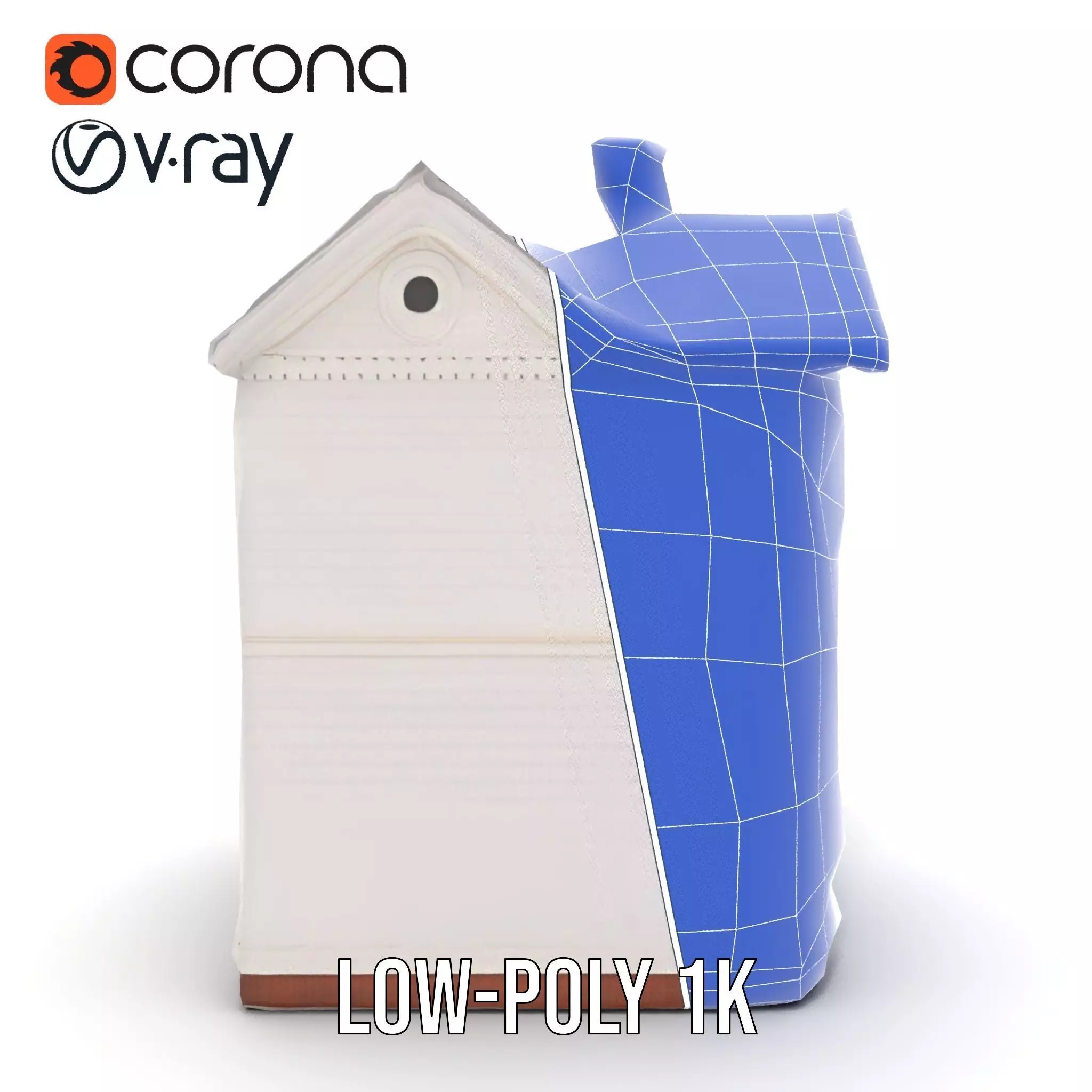 Victorian Ivory House model pack Low-poly 3D model_28