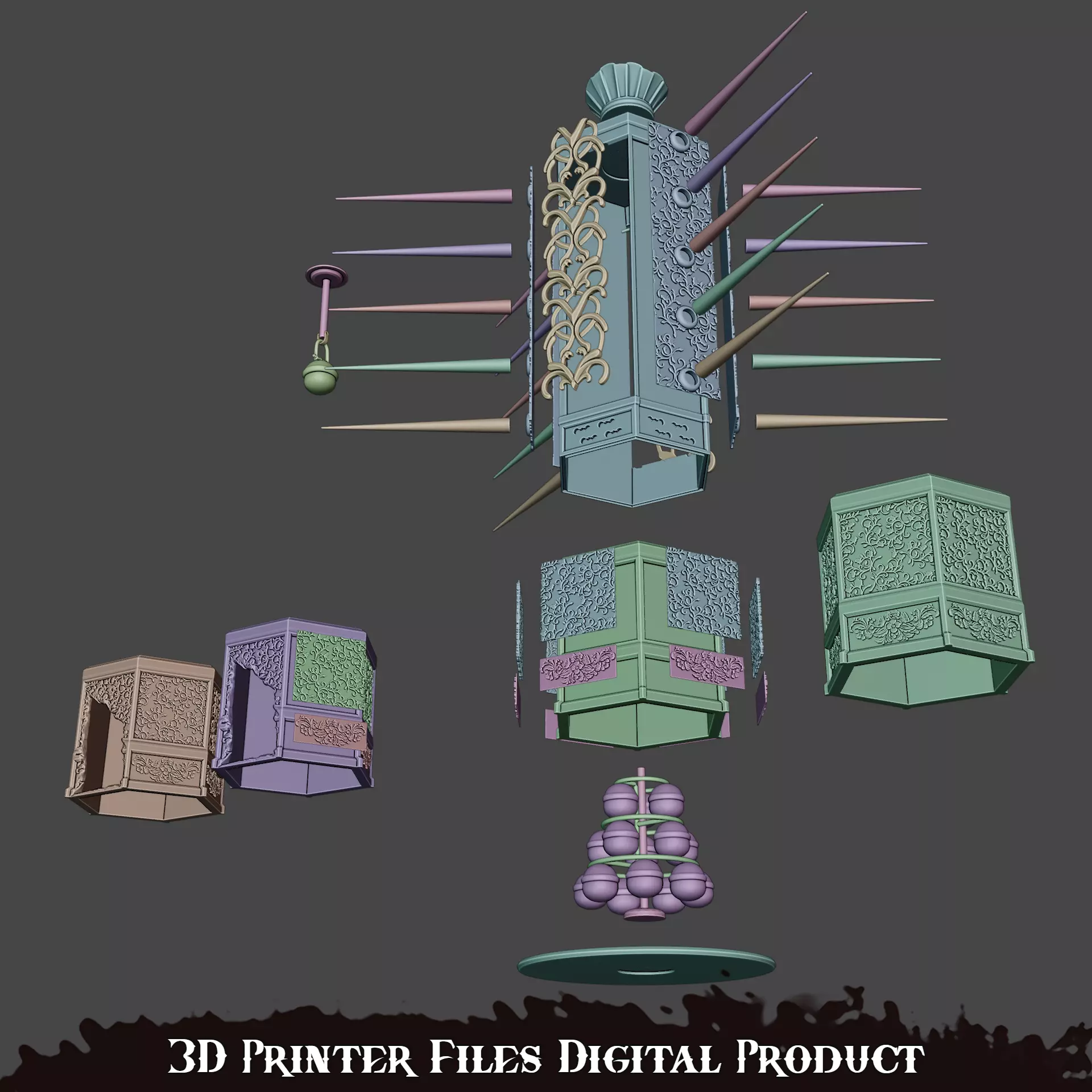 Miko Sakuko-Like Entity Spiked Mace Silent Hill F 3D print model_18