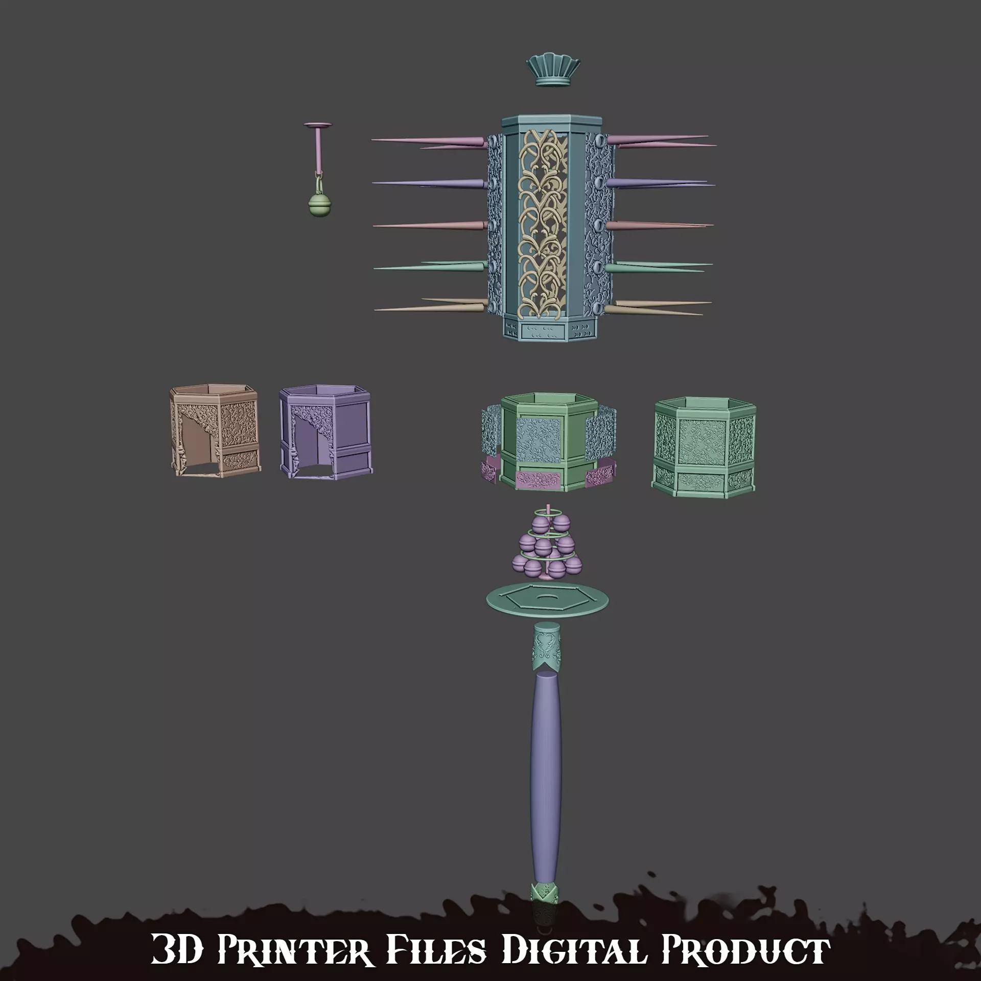 Miko Sakuko-Like Entity Spiked Mace Silent Hill F 3D print model_10