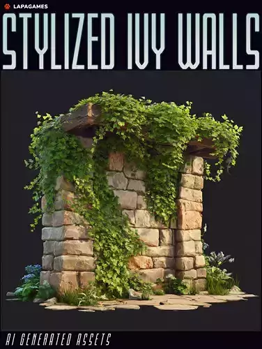 Stylized Ivy Walls
