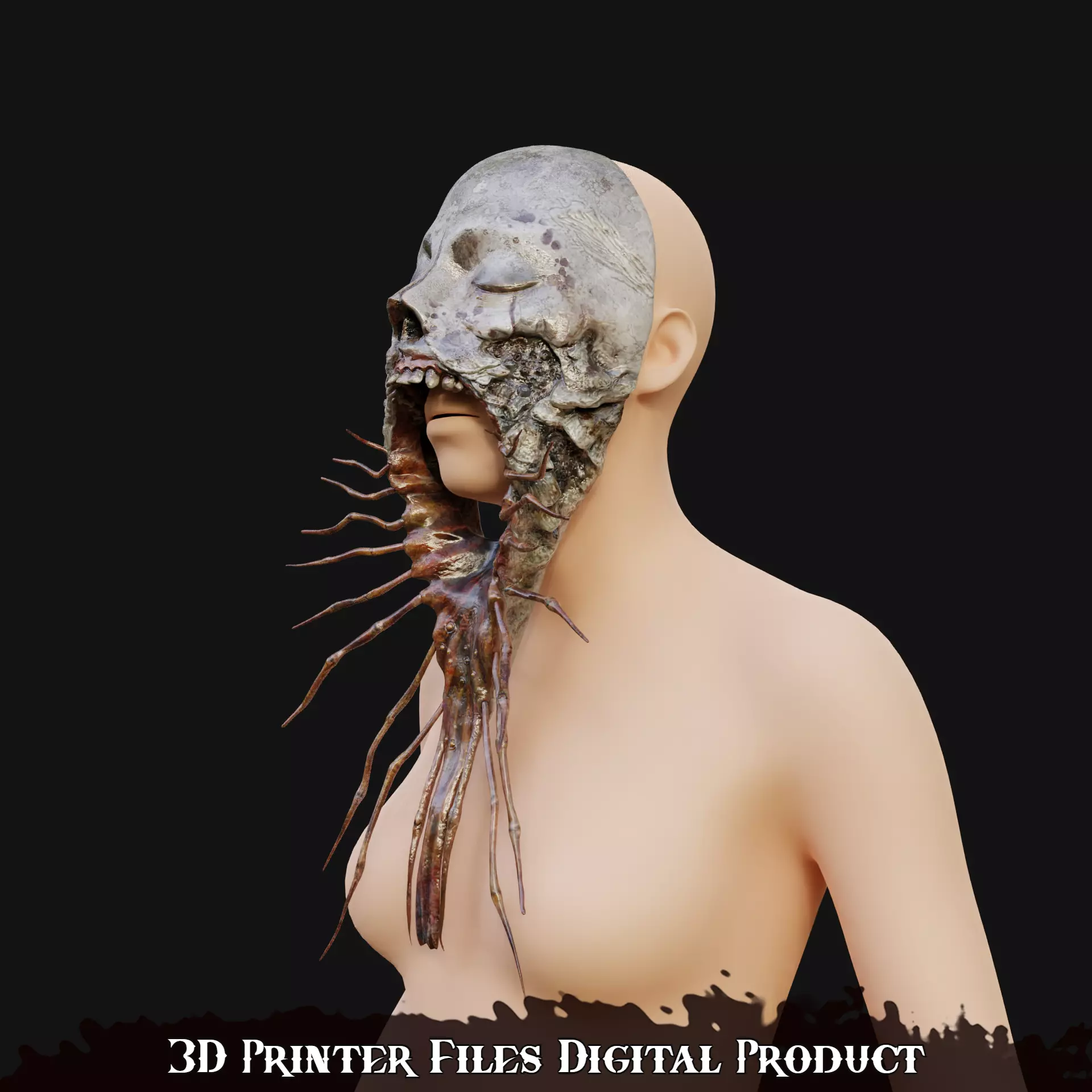 Miko Sakuko-Like Entity Mask Silent Hill F 3D print model_3
