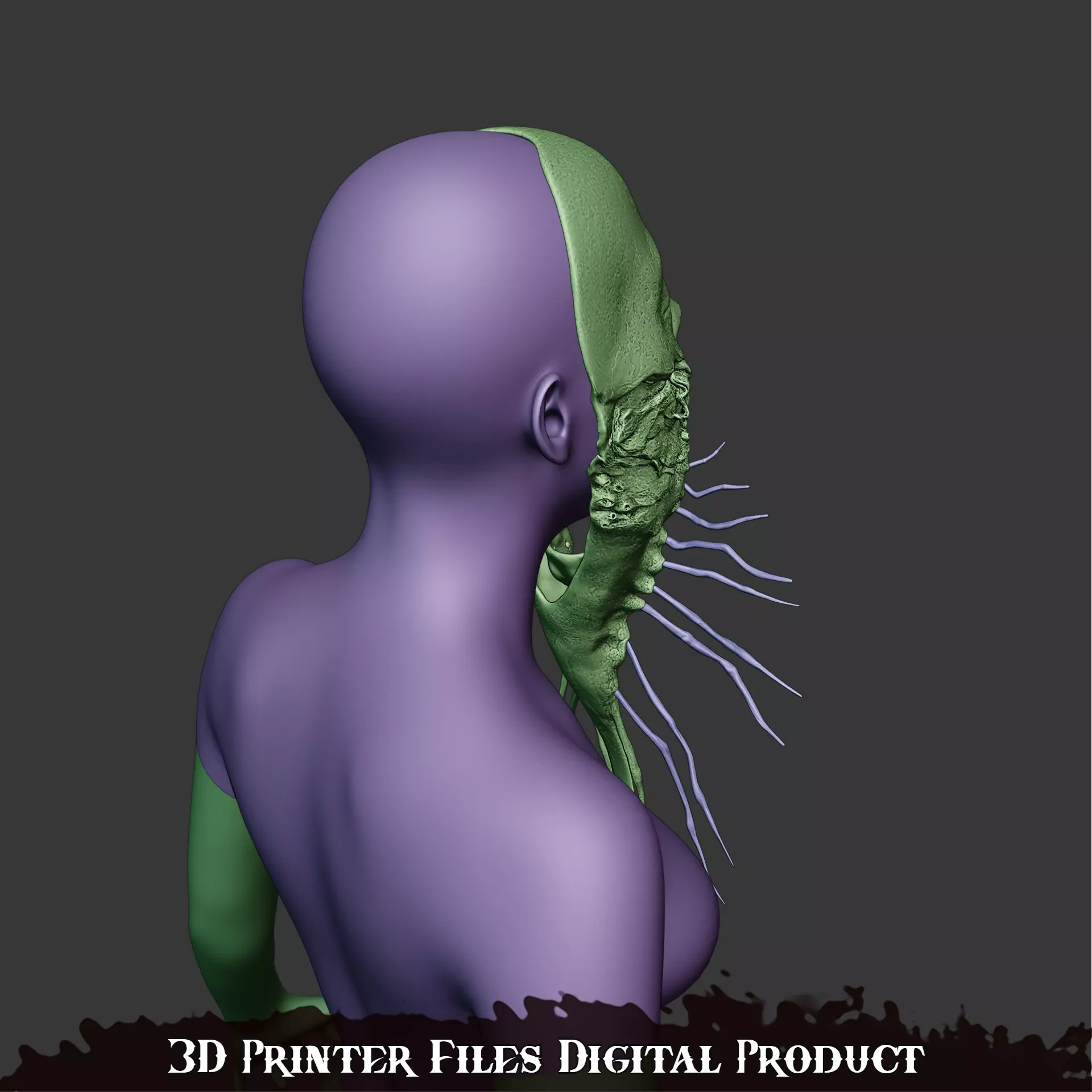 Miko Sakuko-Like Entity Mask Silent Hill F 3D print model_6
