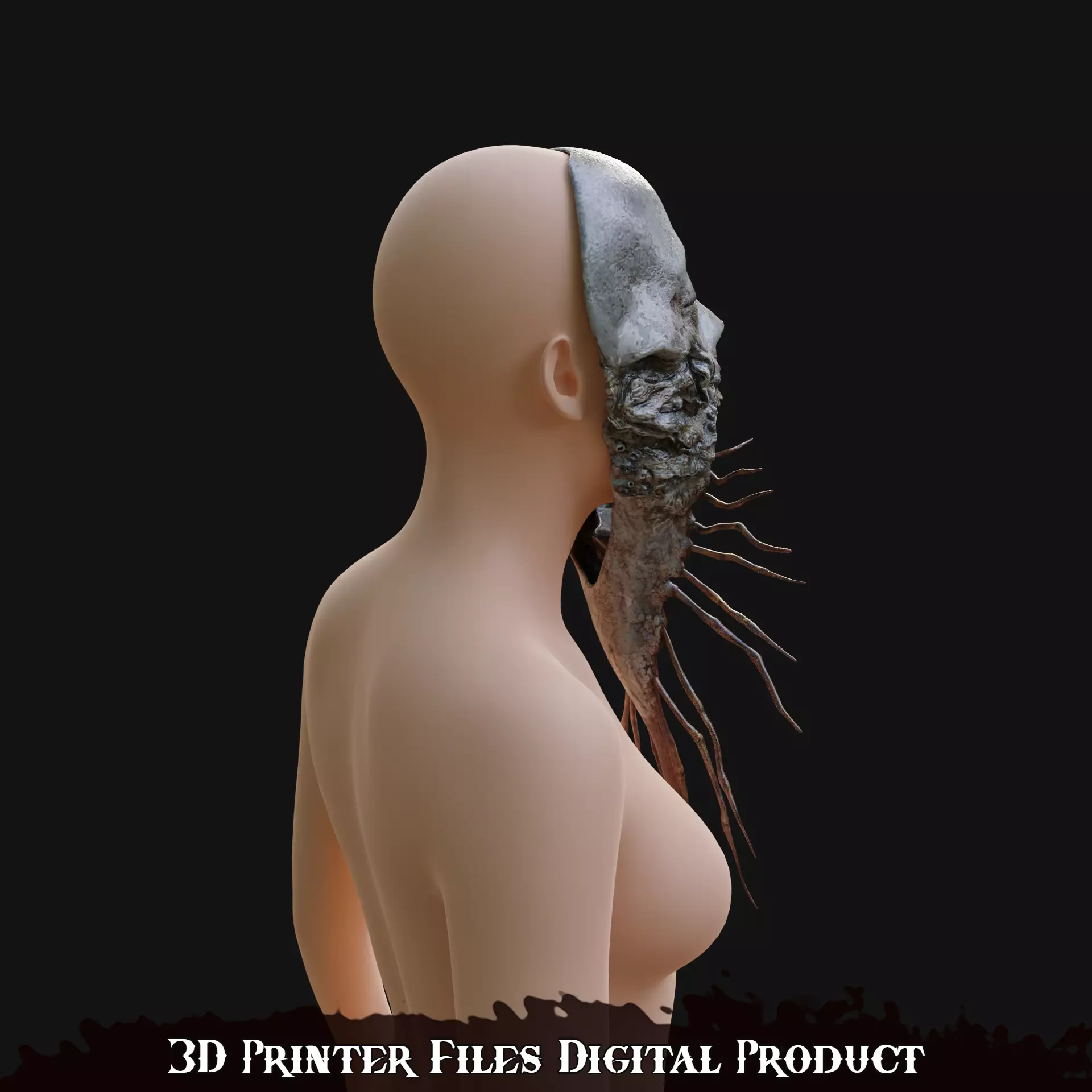 Miko Sakuko-Like Entity Mask Silent Hill F 3D print model_2