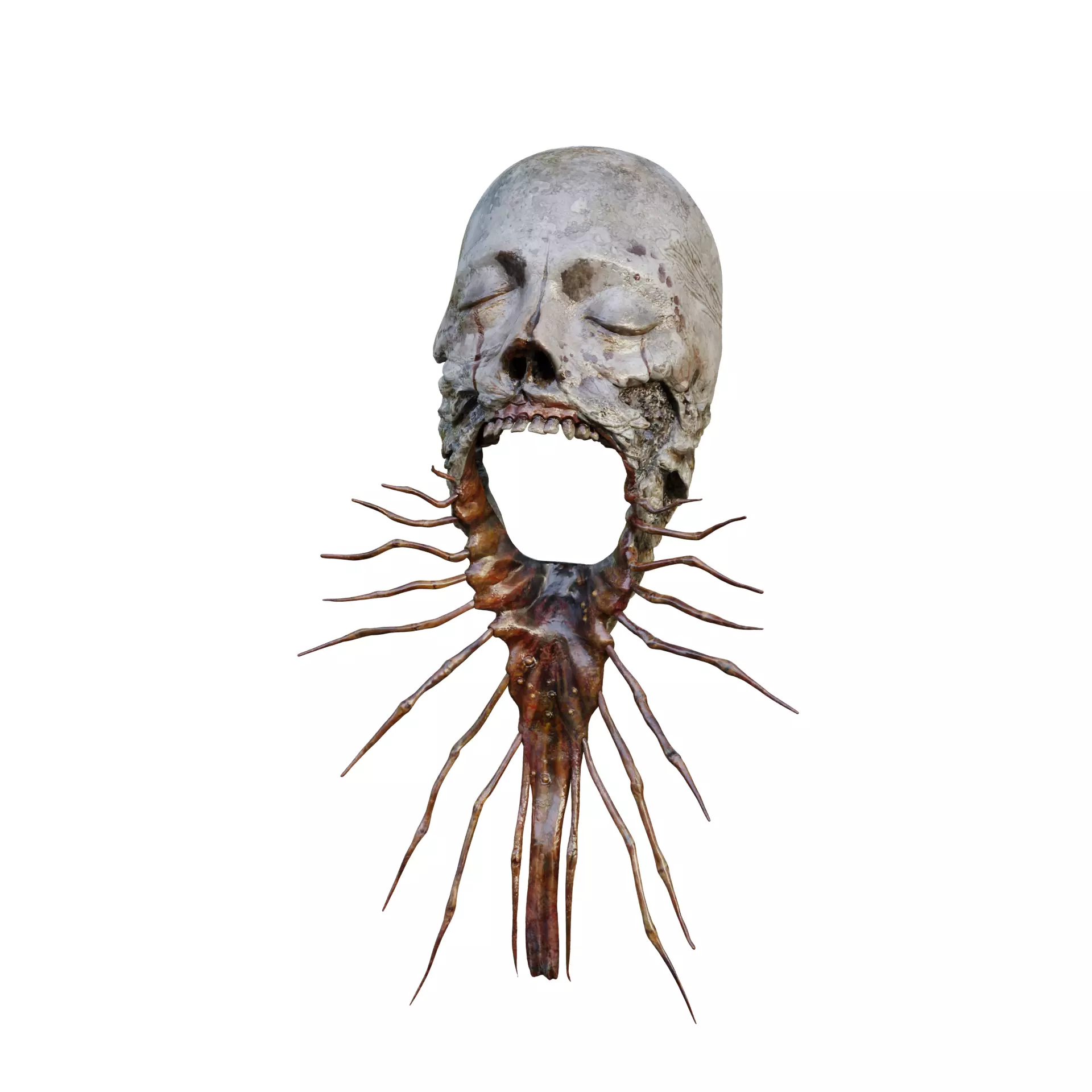 Miko Sakuko-Like Entity Mask Silent Hill F 3D print model_14