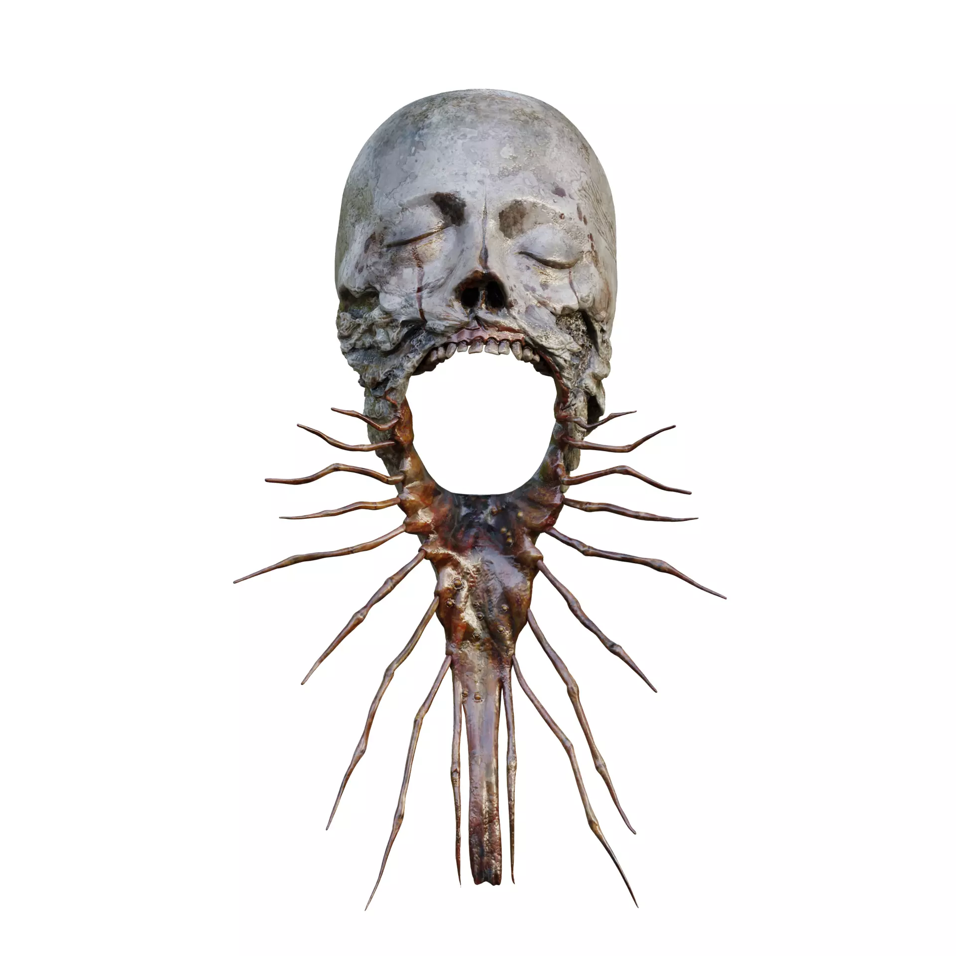 Miko Sakuko-Like Entity Mask Silent Hill F 3D print model_13