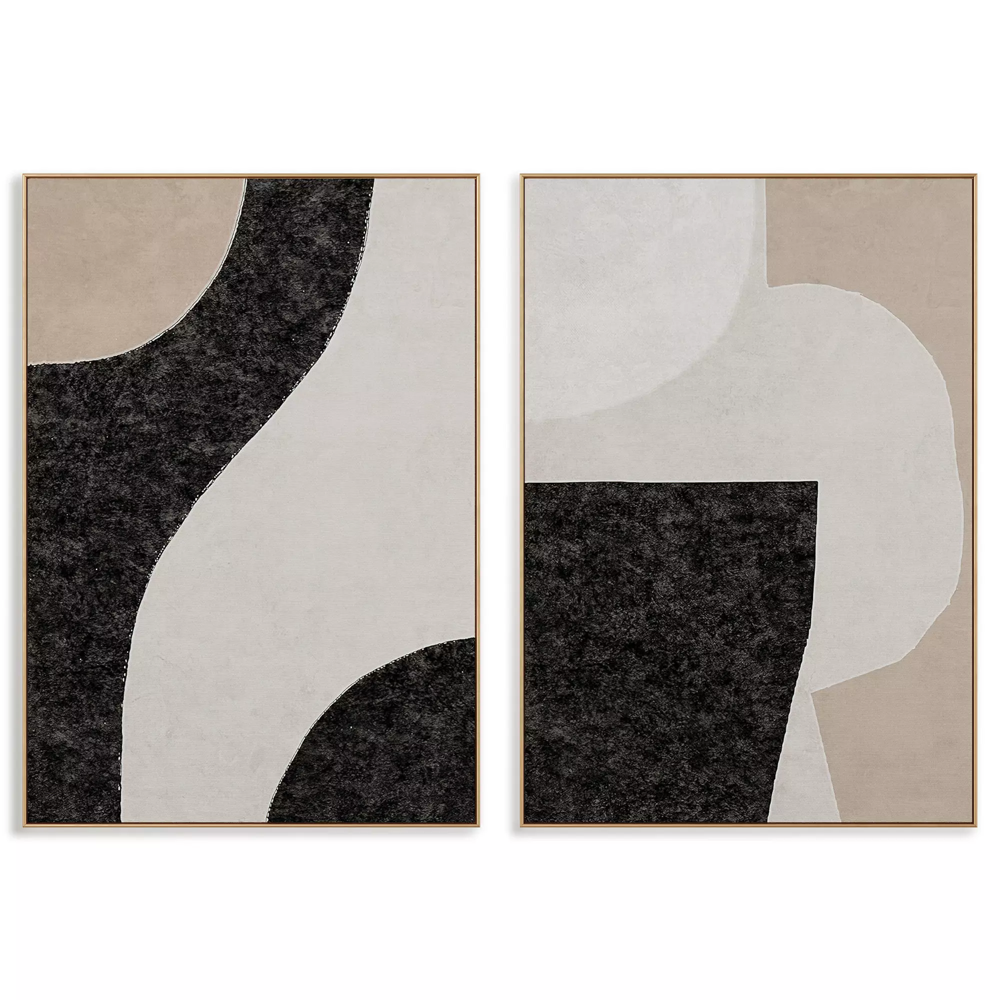 Abstract Painting Frame set 3D model_0