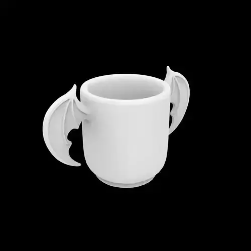 Bat Wing Mug 3D Printable Model