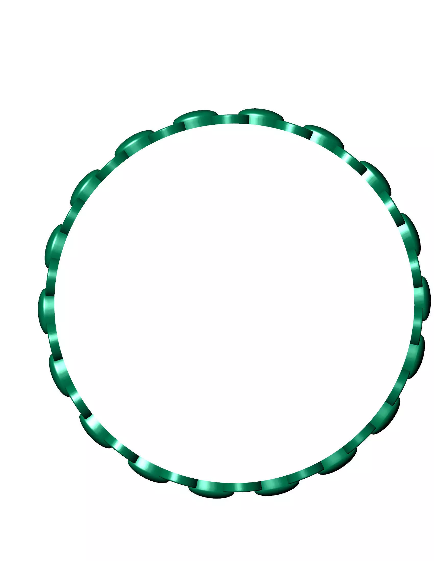 2ND SZE BEST SOLD WESTERN JOLLY LESS WEIGHT BANGLE 3D print model_7