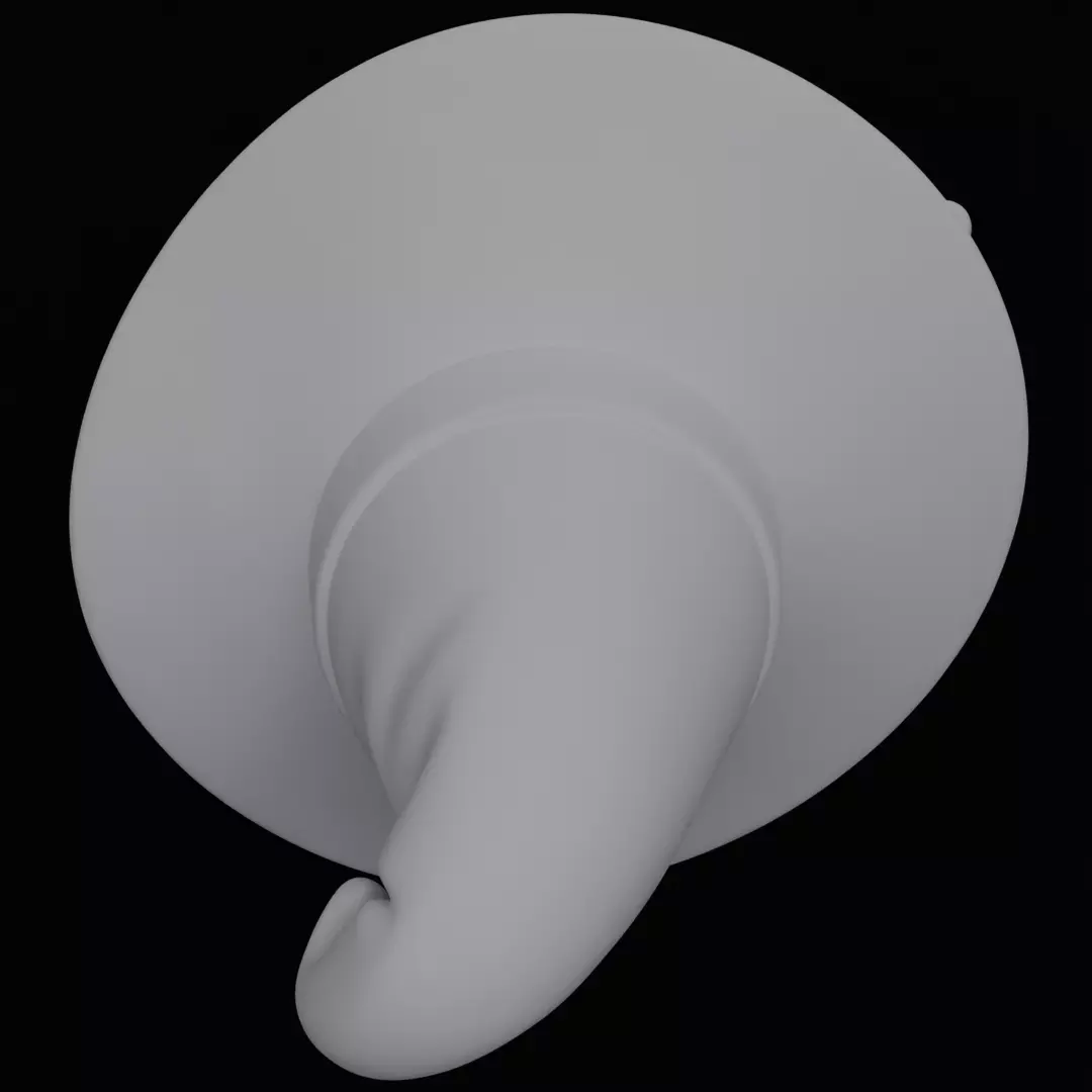 Halloween Cute Witch 3D model for 3D printing 3D print model_3