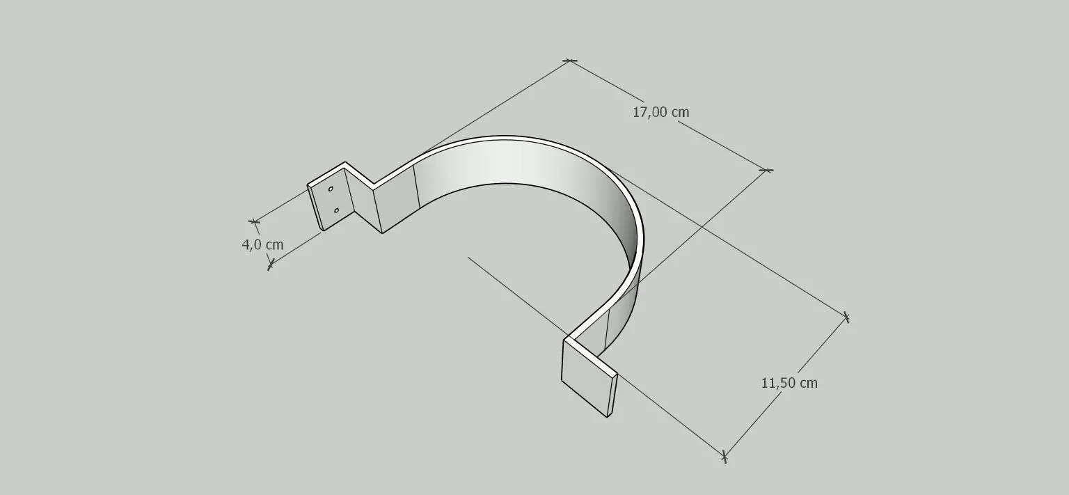 Cap Holder standard - Porta gorras standard 3D print model_1