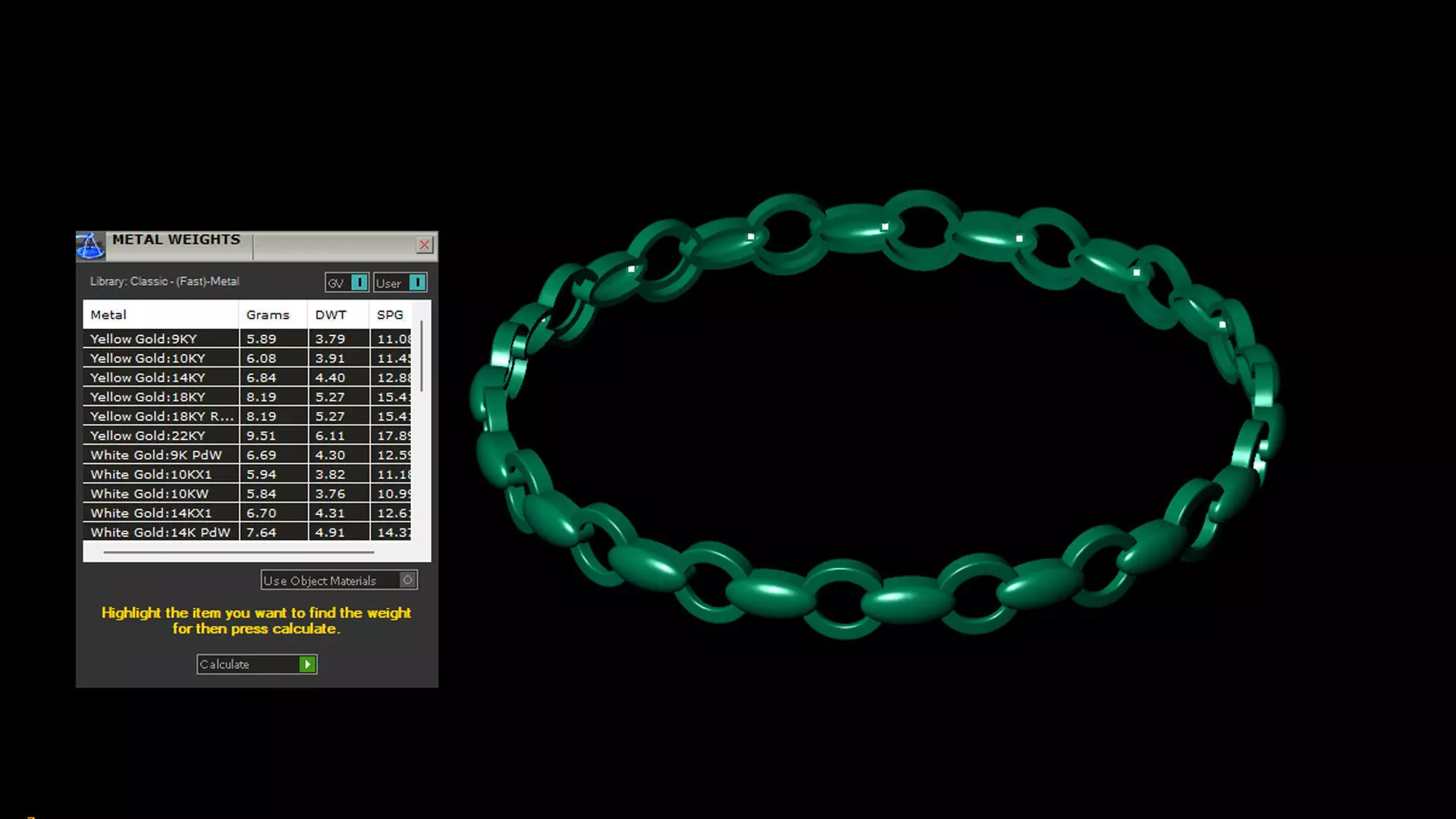 5 SIZE BEST SOLD WESTERN JOLLY  LESS WEIGHT BANGLE 3D Model Collection_9