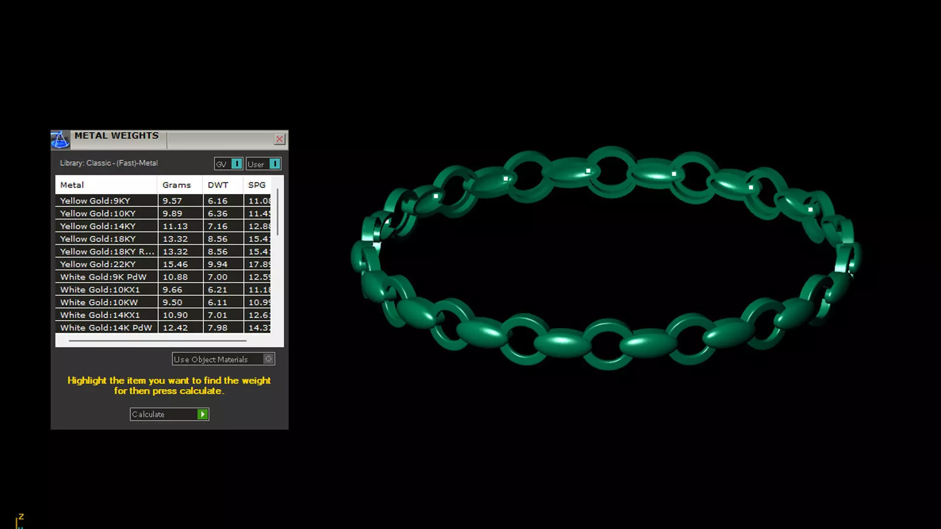 5 SIZE BEST SOLD WESTERN JOLLY  LESS WEIGHT BANGLE 3D Model Collection_13