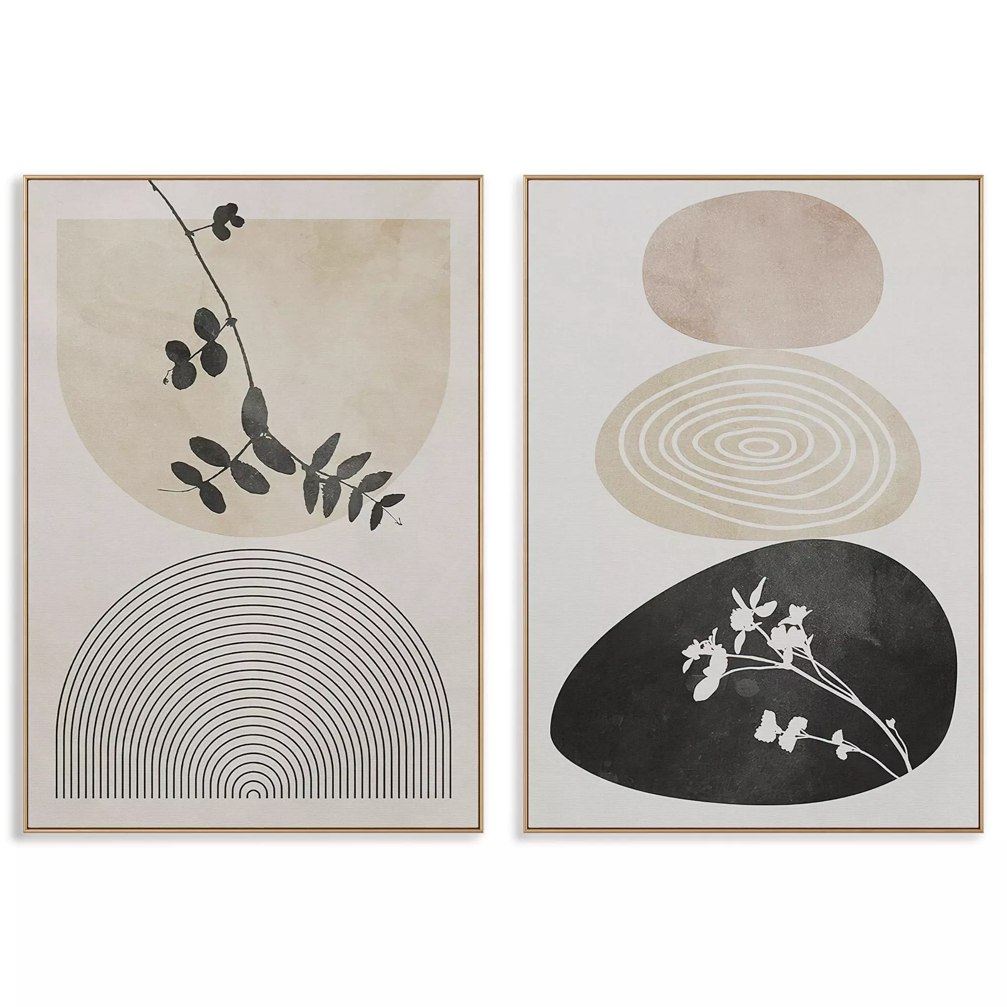 Abstract Painting Frame set 3D model_0